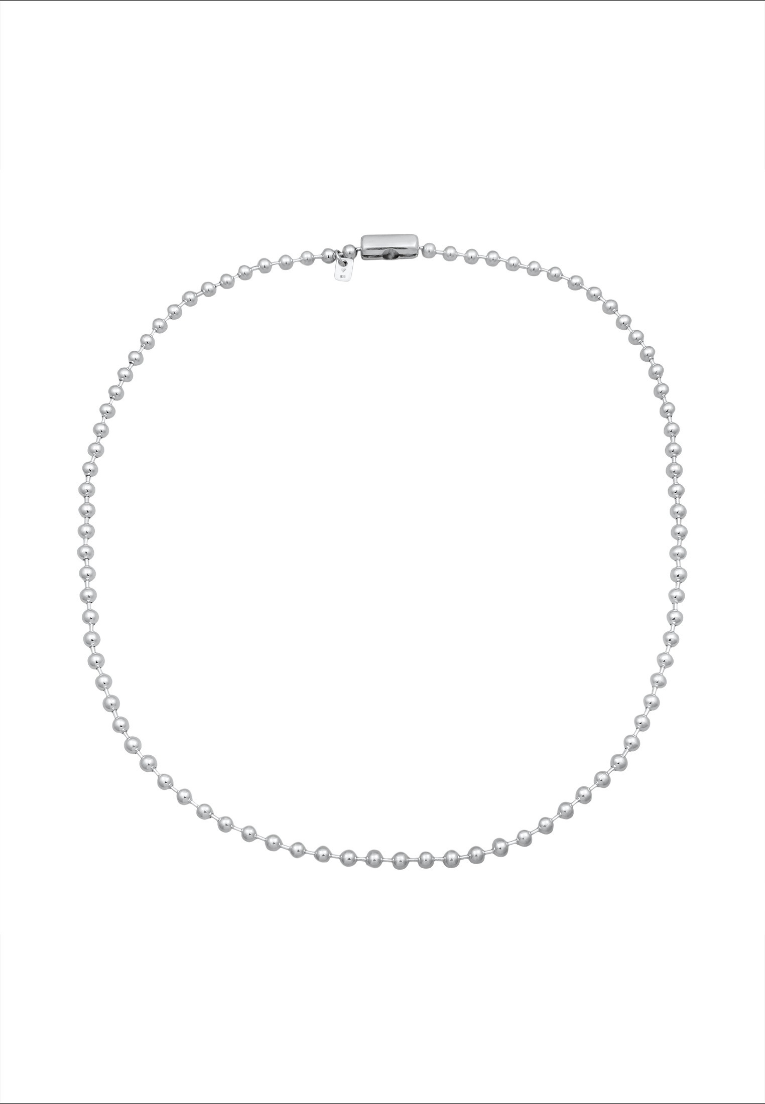 Kuzzoi Silberkette »Halskette Basic Kugeln 925 Sterling Silber«