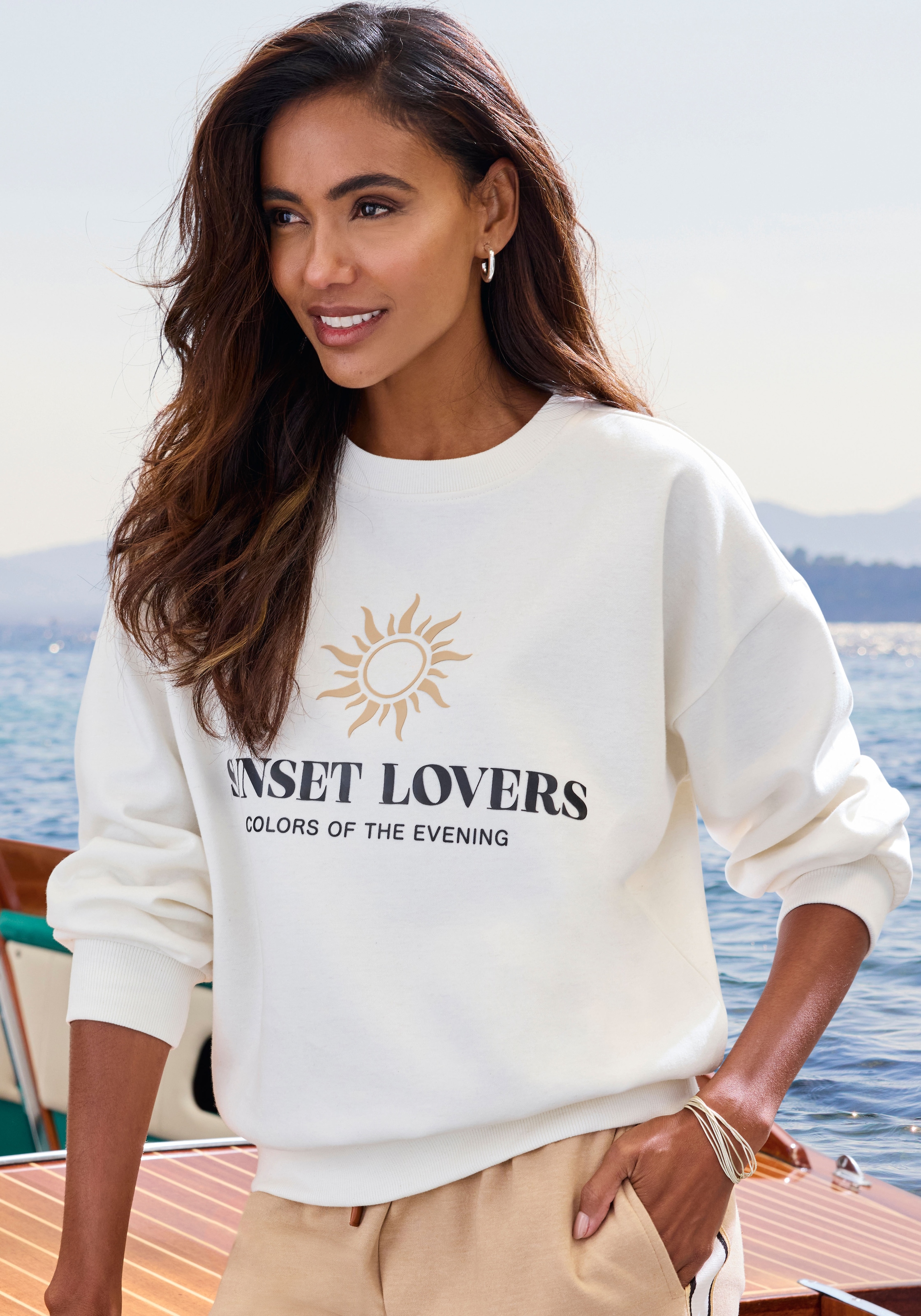 H.I.S Sweatshirt , mit großem Front-Print, Loungewear
