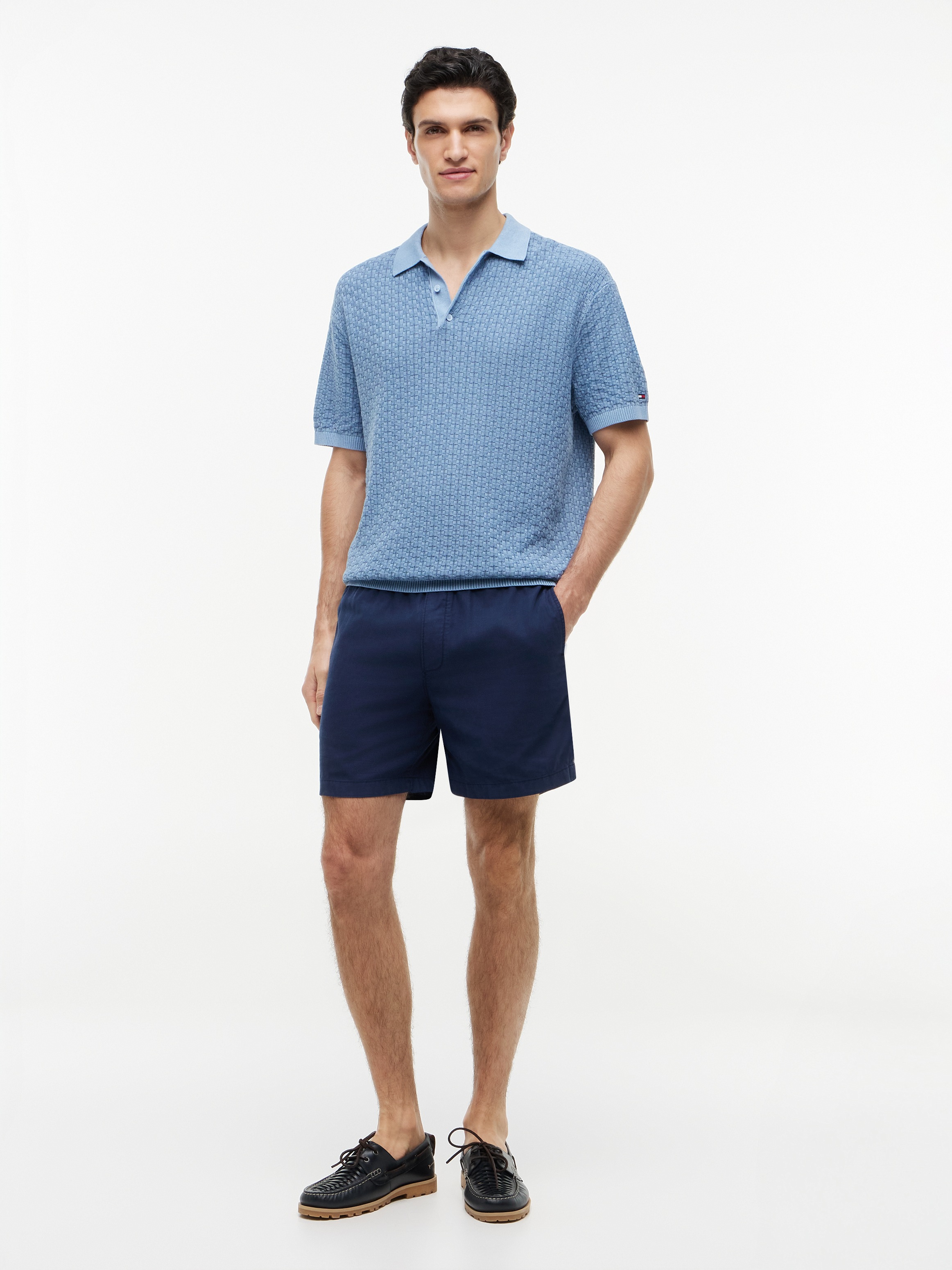Tommy Hilfiger Shorts »DOVER 6" PO CO LYOCELL GMD«  gewaschen, mit 15 cm Schrittlänge elastischer Bund