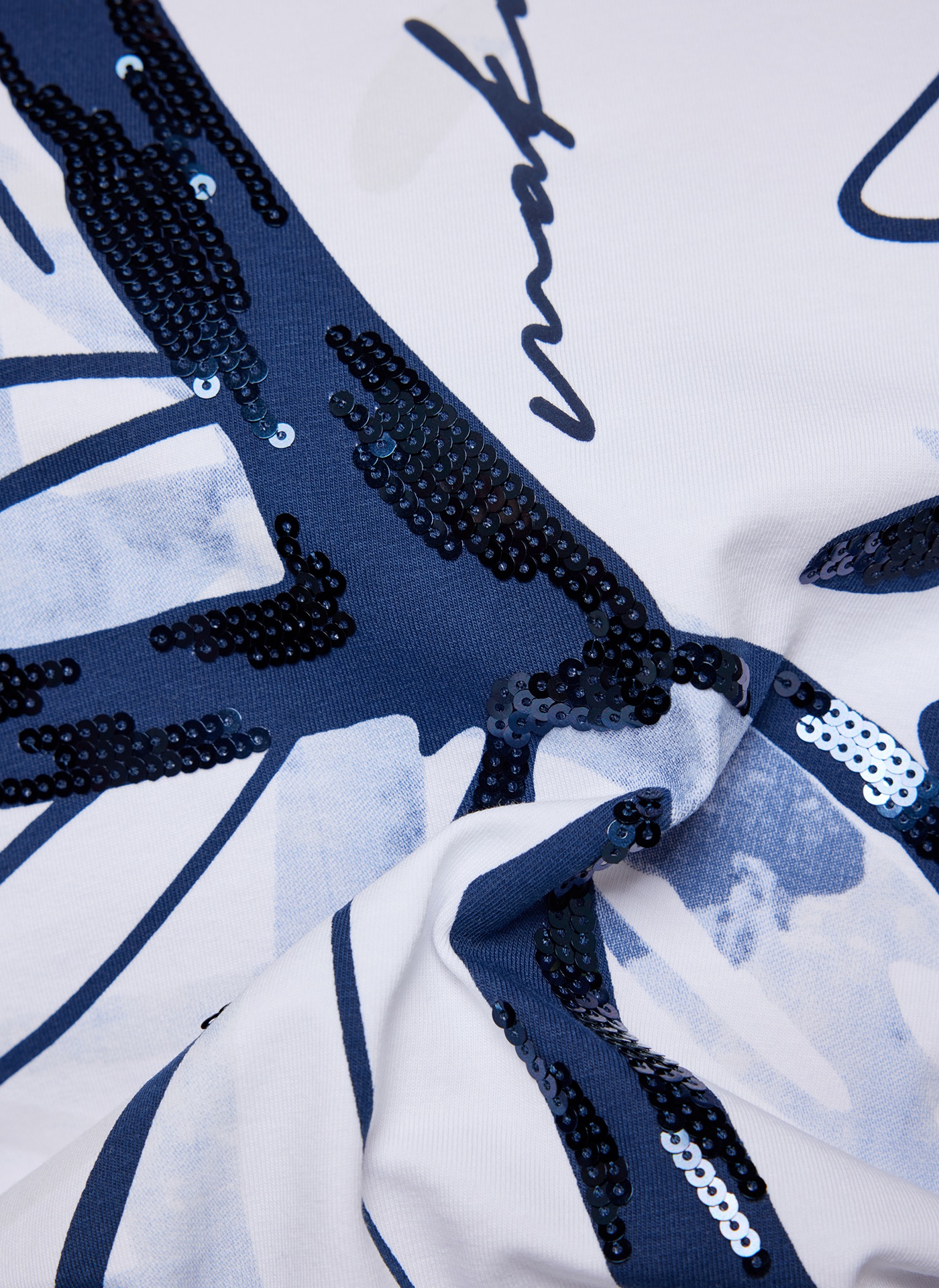 Rabe Print-Shirt, mit Pailletten
