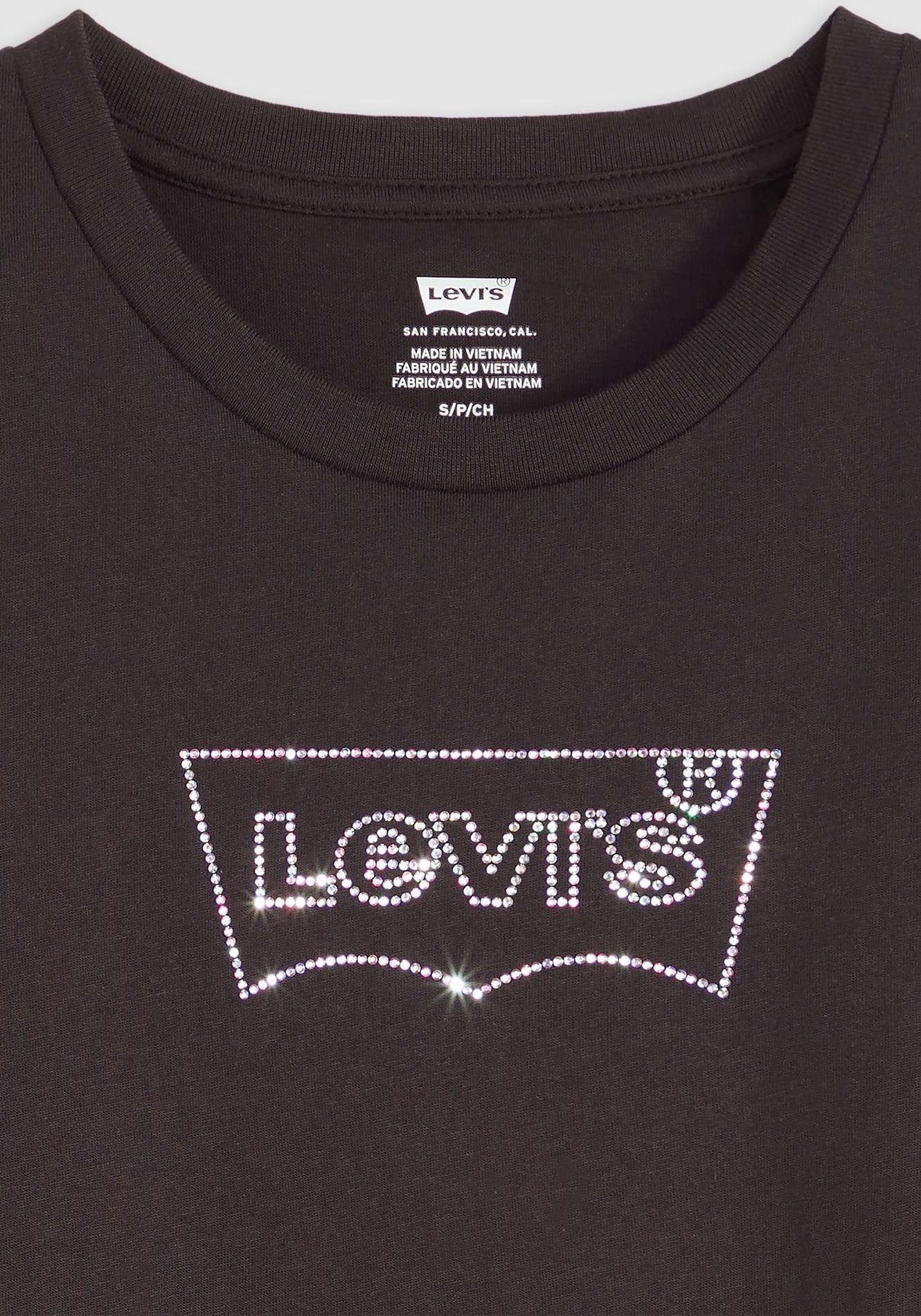 Levi's® Rundhalsshirt »THE PERFECT TEE«, mit Logo im Metallic-Holo Print