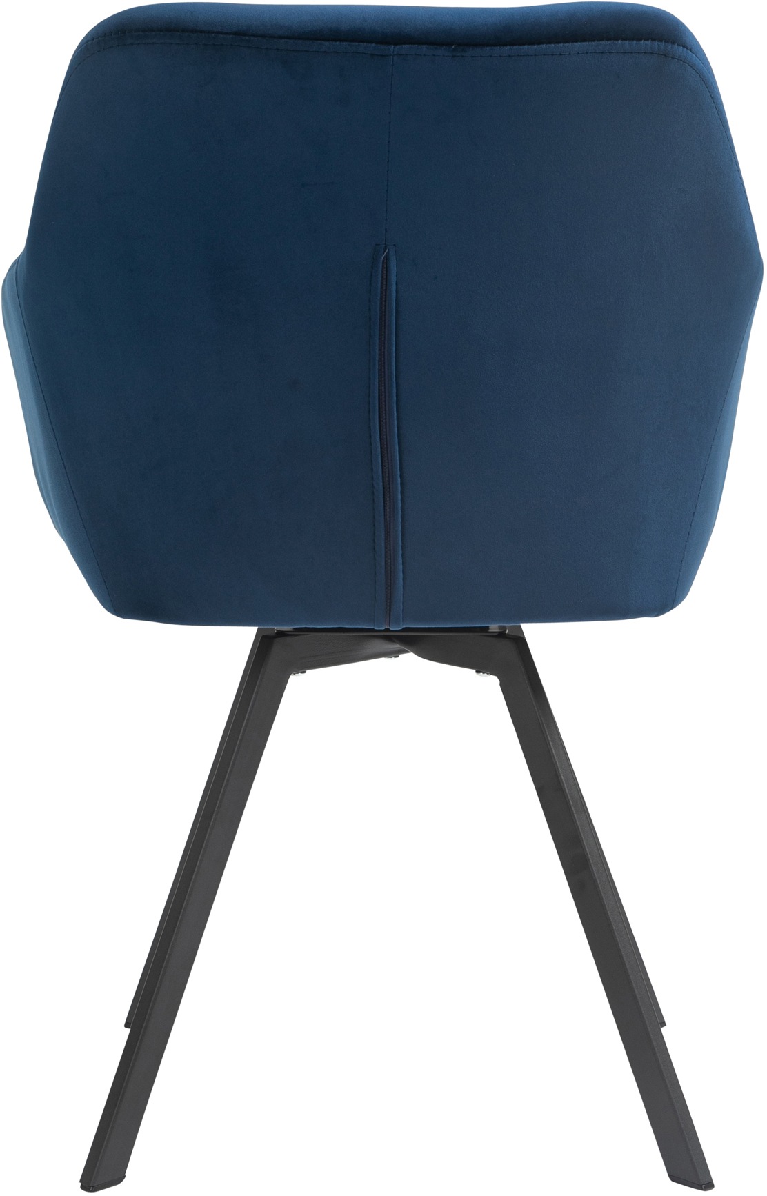 SalesFever Essgruppe, (Set, 5 tlg.), Stühle mit 360° Drehplatte, Tischplatte mit echter Baumkante