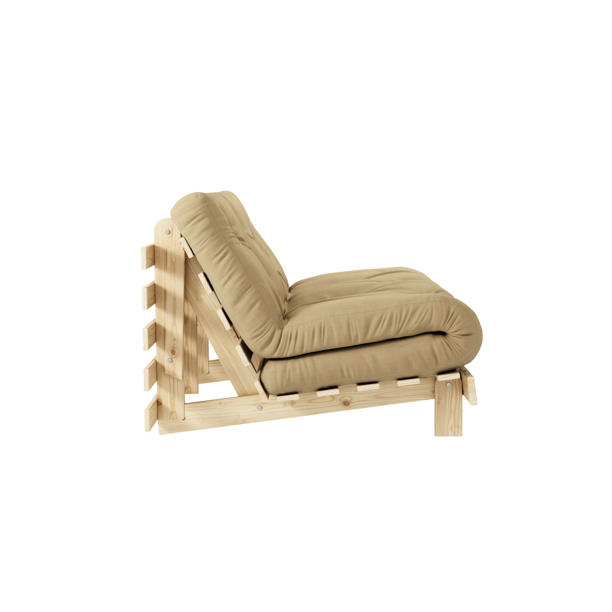 Karup Design Daybed »Roots 140 Schlafsofa, Gästebett, Sofa mit Futonmatratze«, Inkl. Futonmatratze, Liegefläche 140x200 cm, FSC® zertifizierte Kiefer