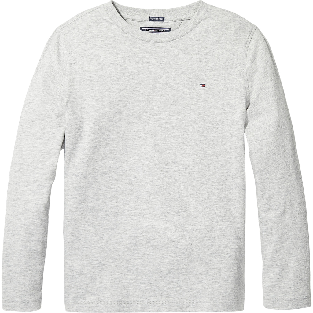 Tommy Hilfiger Langarmshirt »BOYS BASIC CN KNIT L/S«