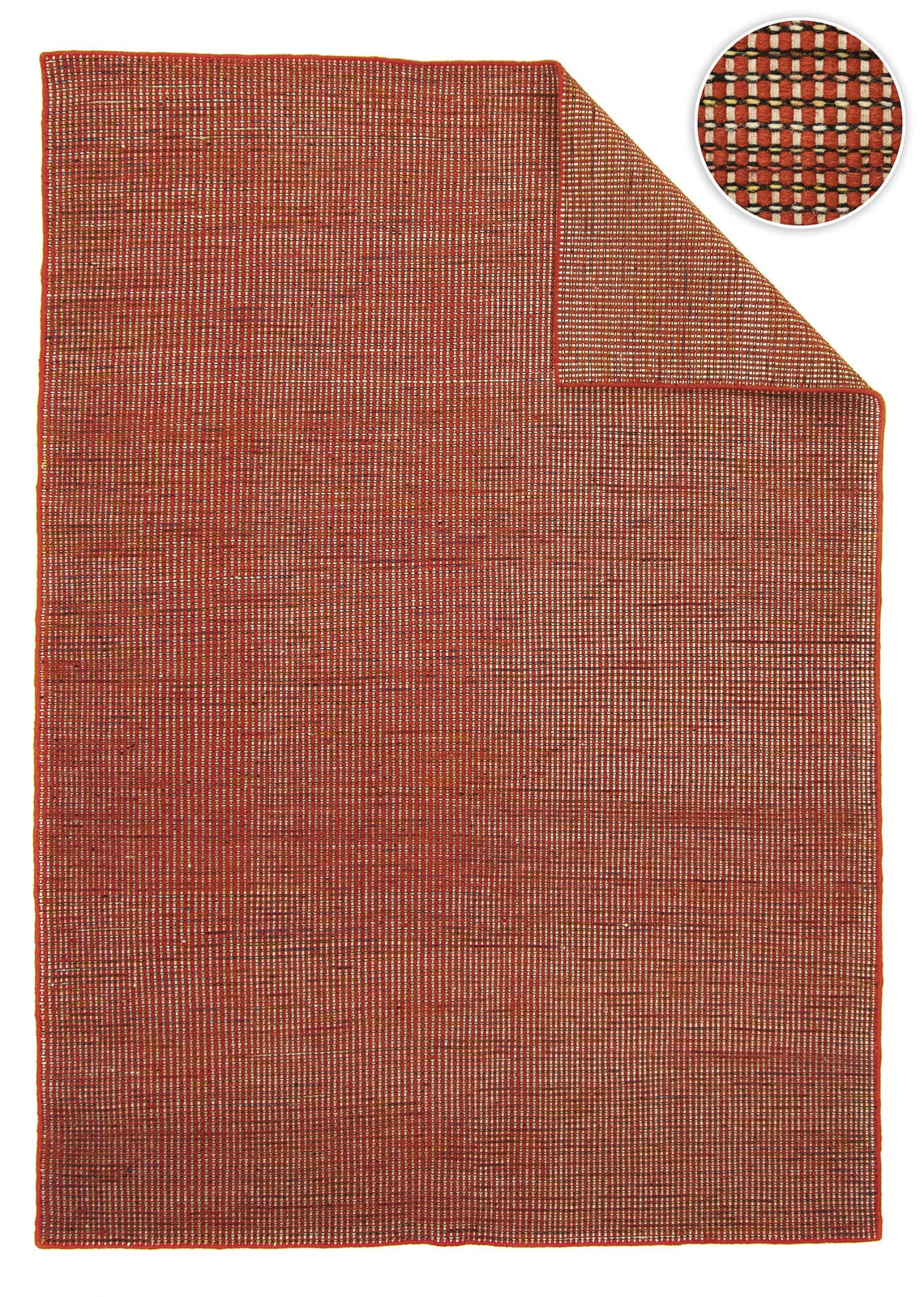 morgenland Wollteppich »Arvin - Kelim Teppich - Trendy«, rechteckig, 1 mm Höhe, Flachgewebe