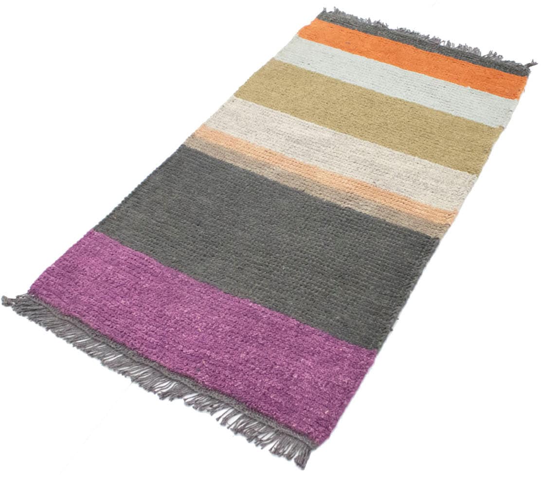 morgenland Wollteppich »Nepal Teppich mehrfarbig«, Online-Shop rechteckig, handgeknüpft OTTO handgeknüpft im