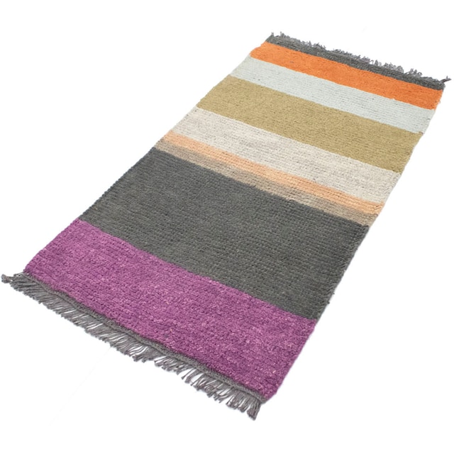 morgenland Wollteppich »Nepal Teppich handgeknüpft mehrfarbig«, rechteckig,  handgeknüpft im OTTO Online-Shop