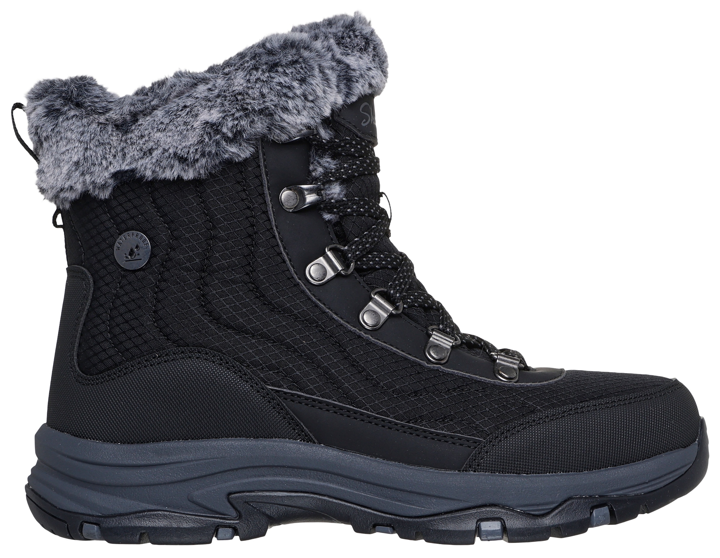 Skechers Winterboots »TREGO-STORMIE«  Snowboots, Schnürstiefel mit rutschhemmender Laufsohle