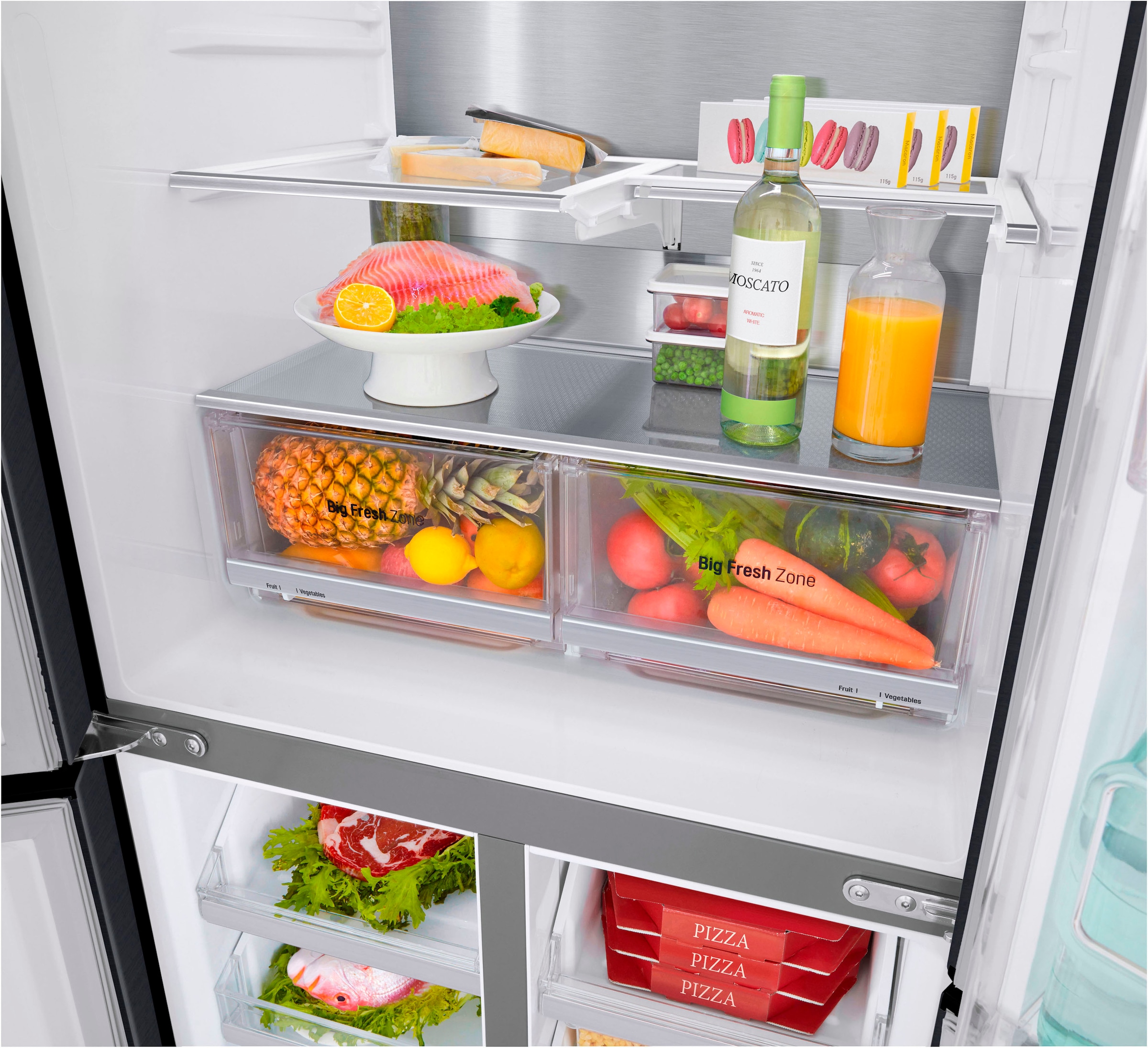 LG Multi Door »GMQ844MC5E«, InstaView™