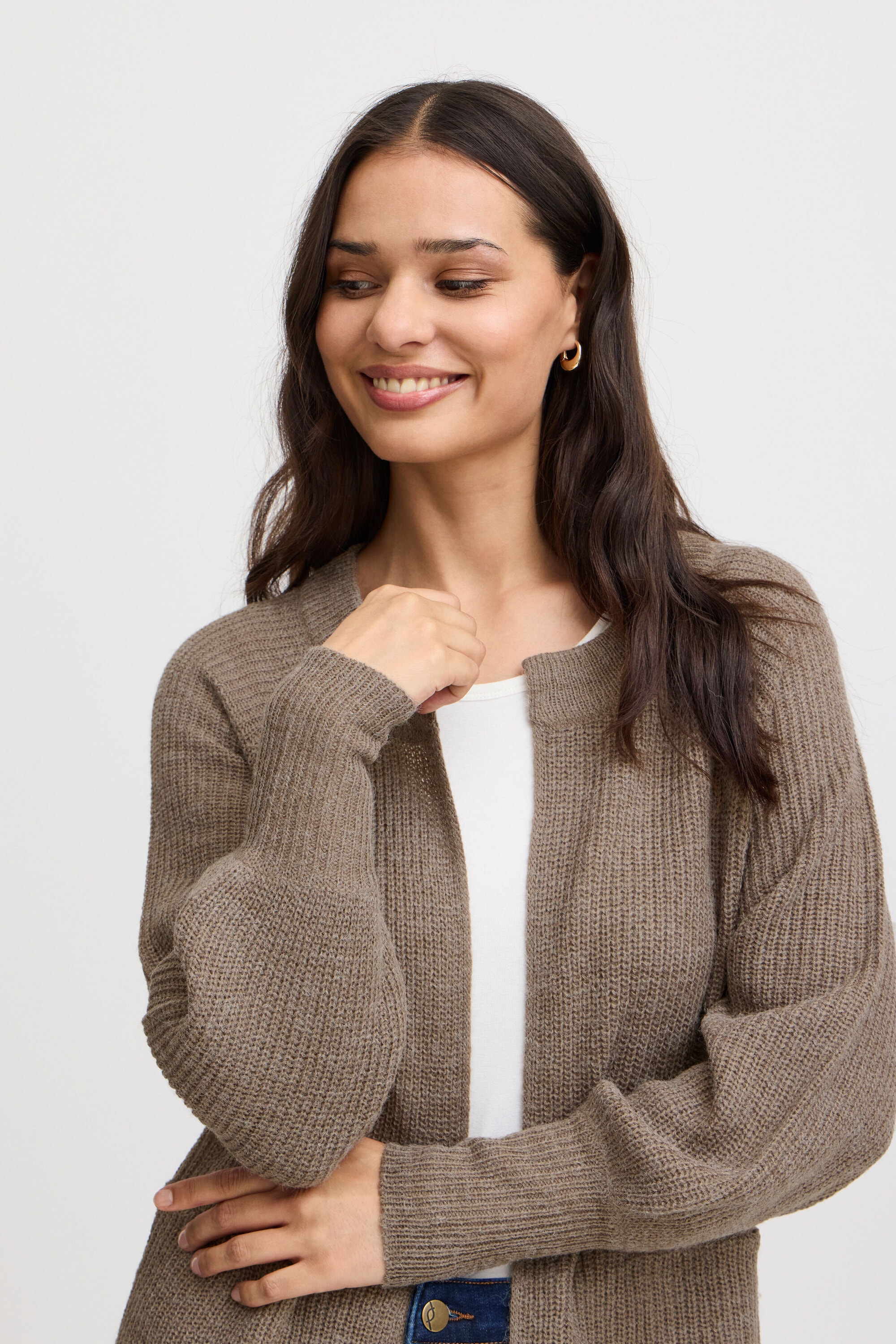 fransa Strickpullover »Strickpullover FRERETTA CAR 4«