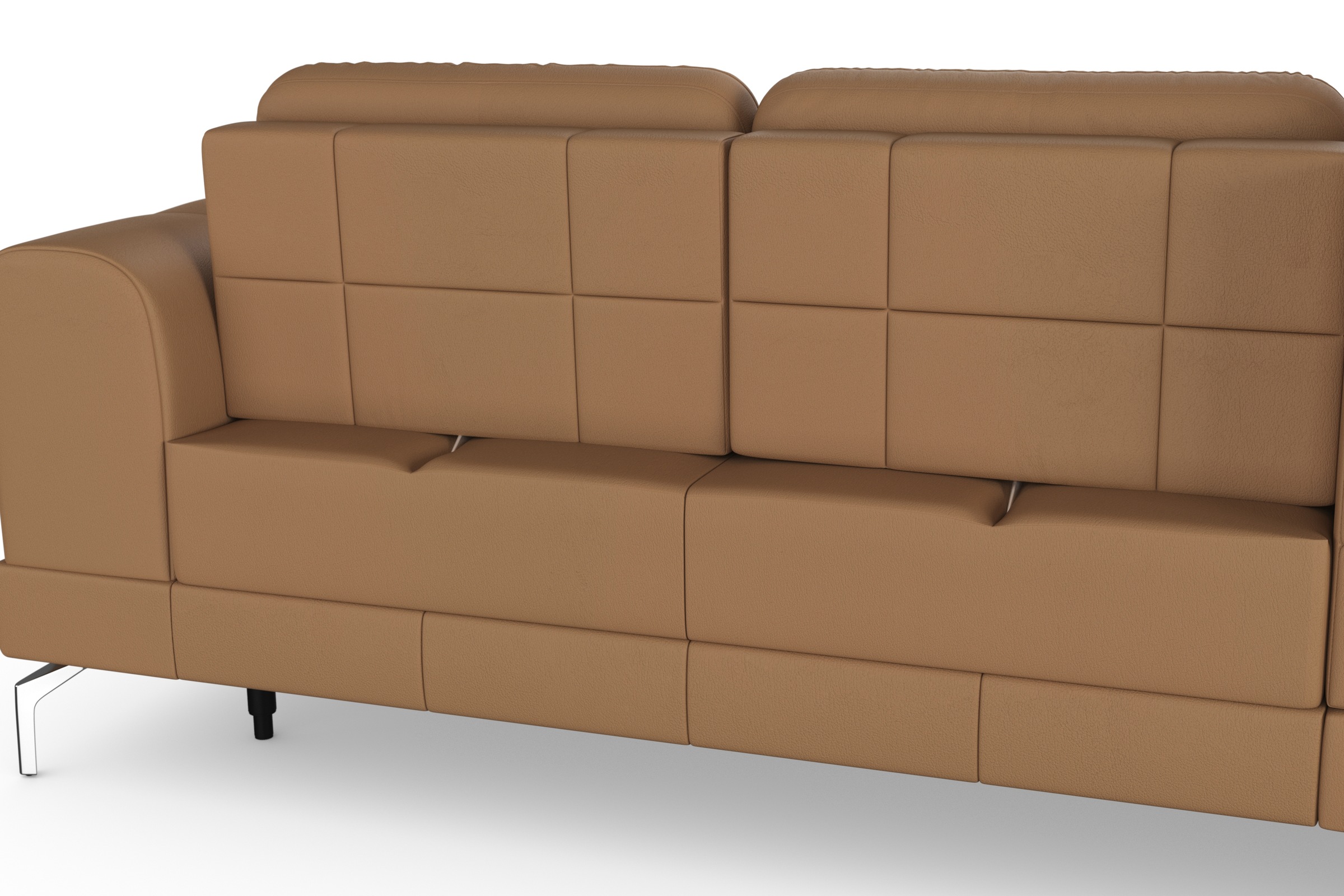 sit&more Ecksofa »Bendigo L-Form« inklusive Sitztiefenverstellung, Bodenfreiheit 15 cm, 2 Fußfarben
