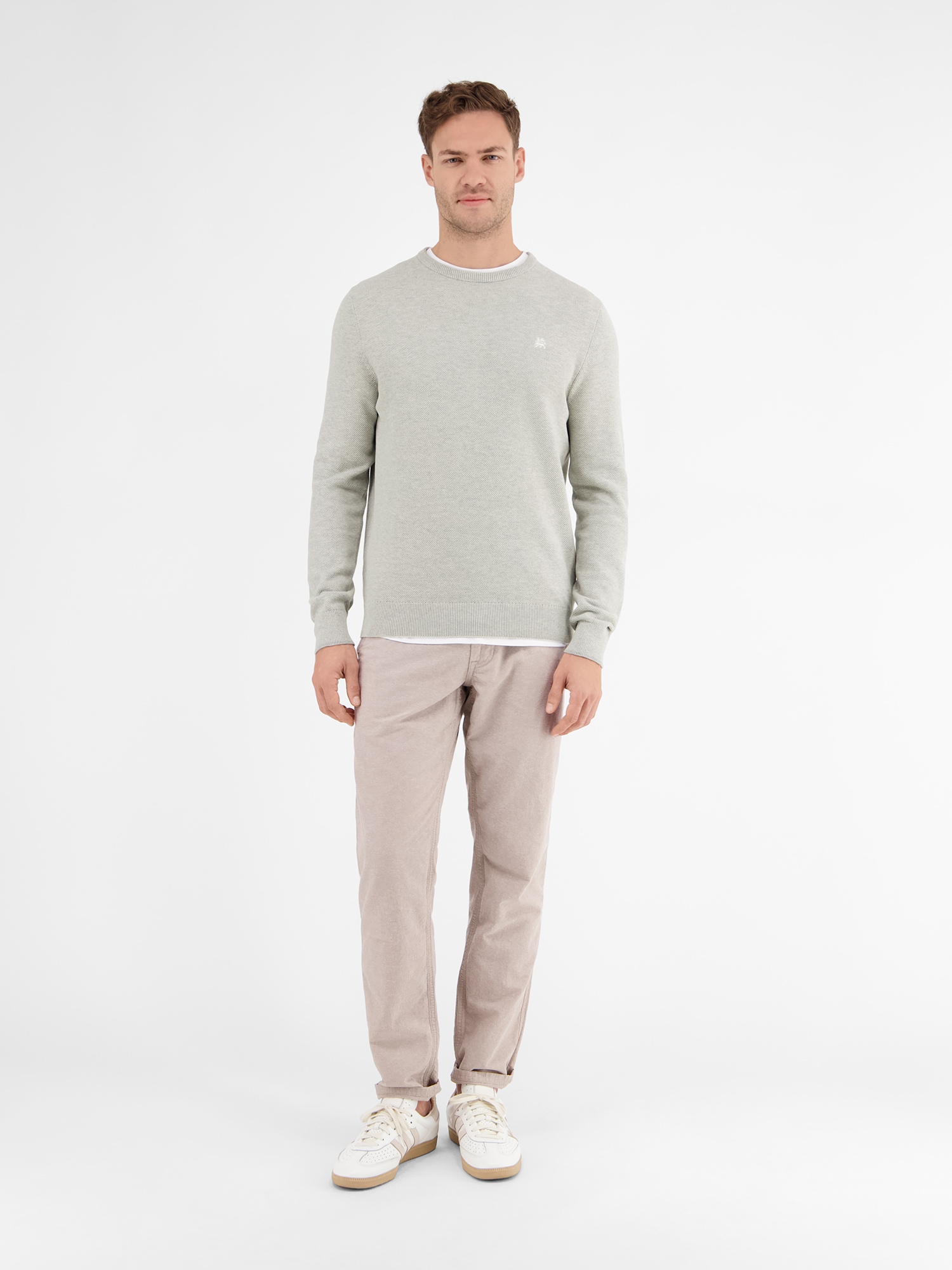 LERROS Strickpullover »Leichter Strickpullover, gerippt«