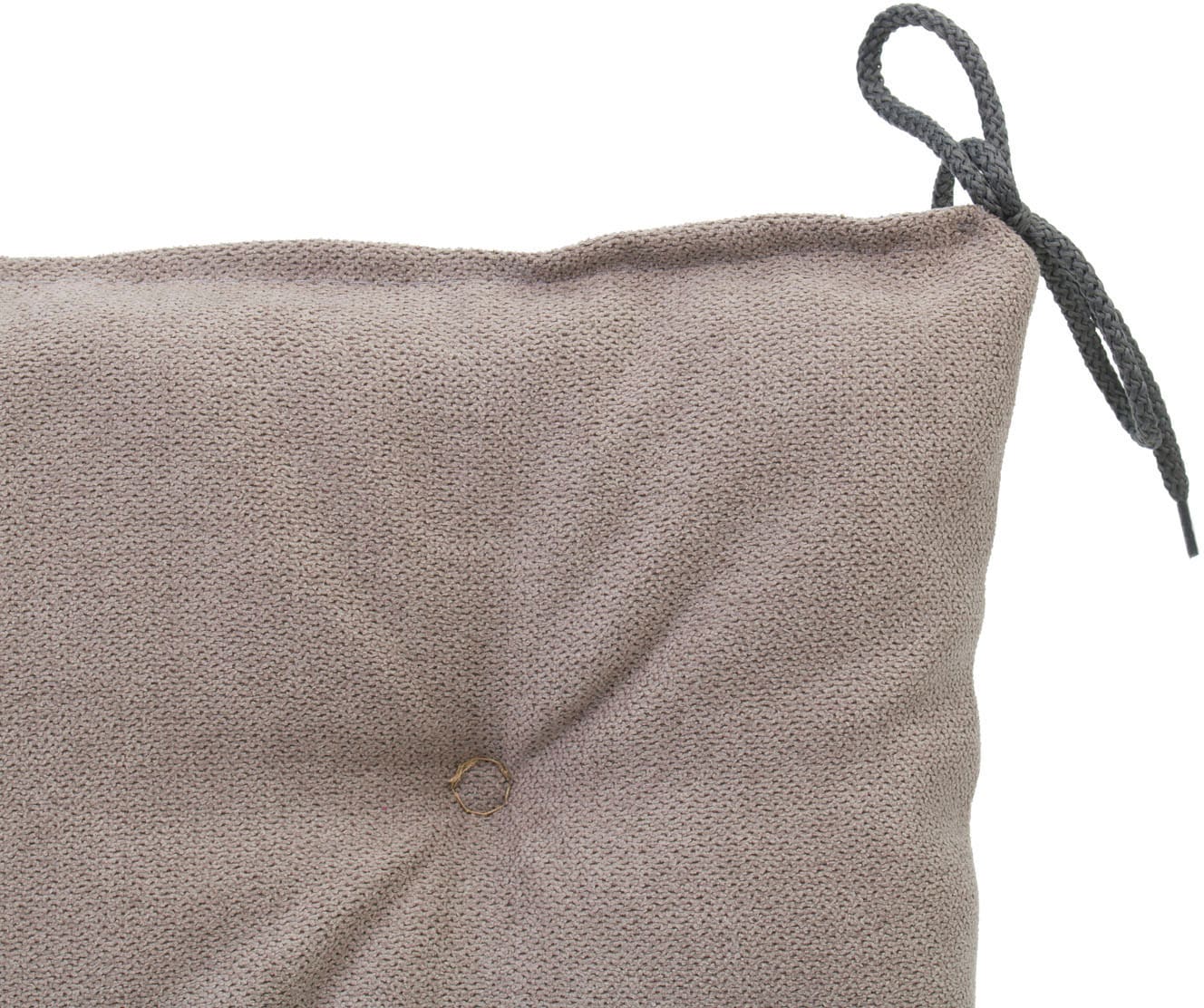 Gözze Sitzauflage »Darco Uni« 1 Stück, Maße: 40 x 40 x 4 cm, mit Füllung, mit Bindebändern