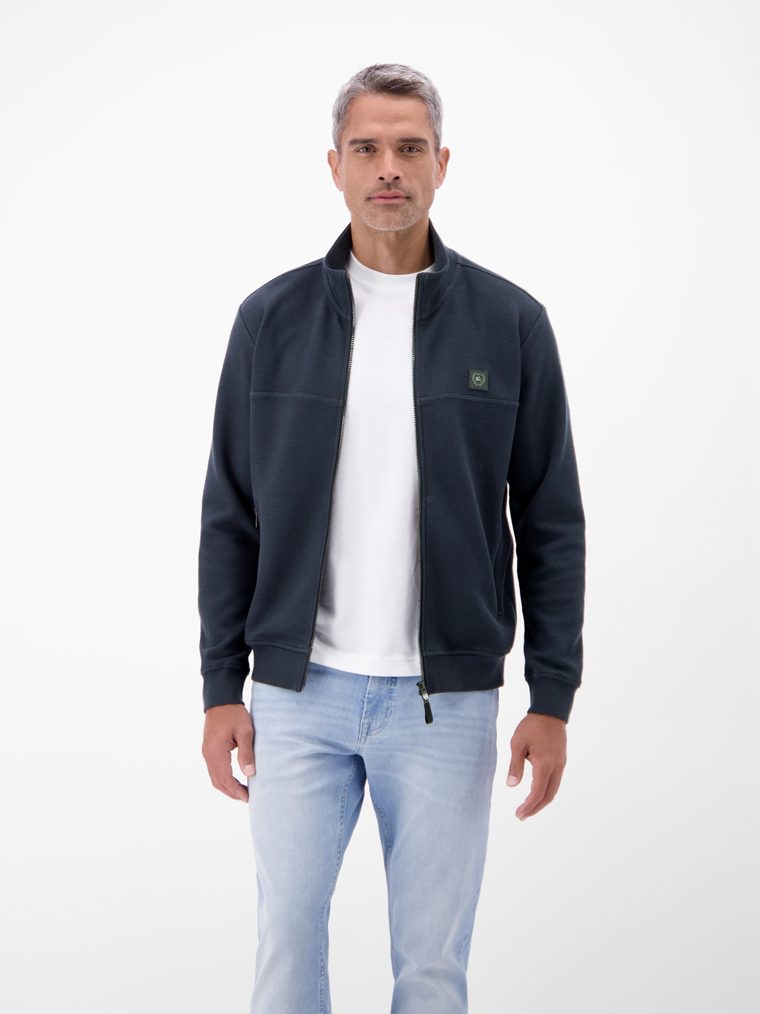 LERROS Sweatjacke »Sweatjacke aus Baumwollmix«