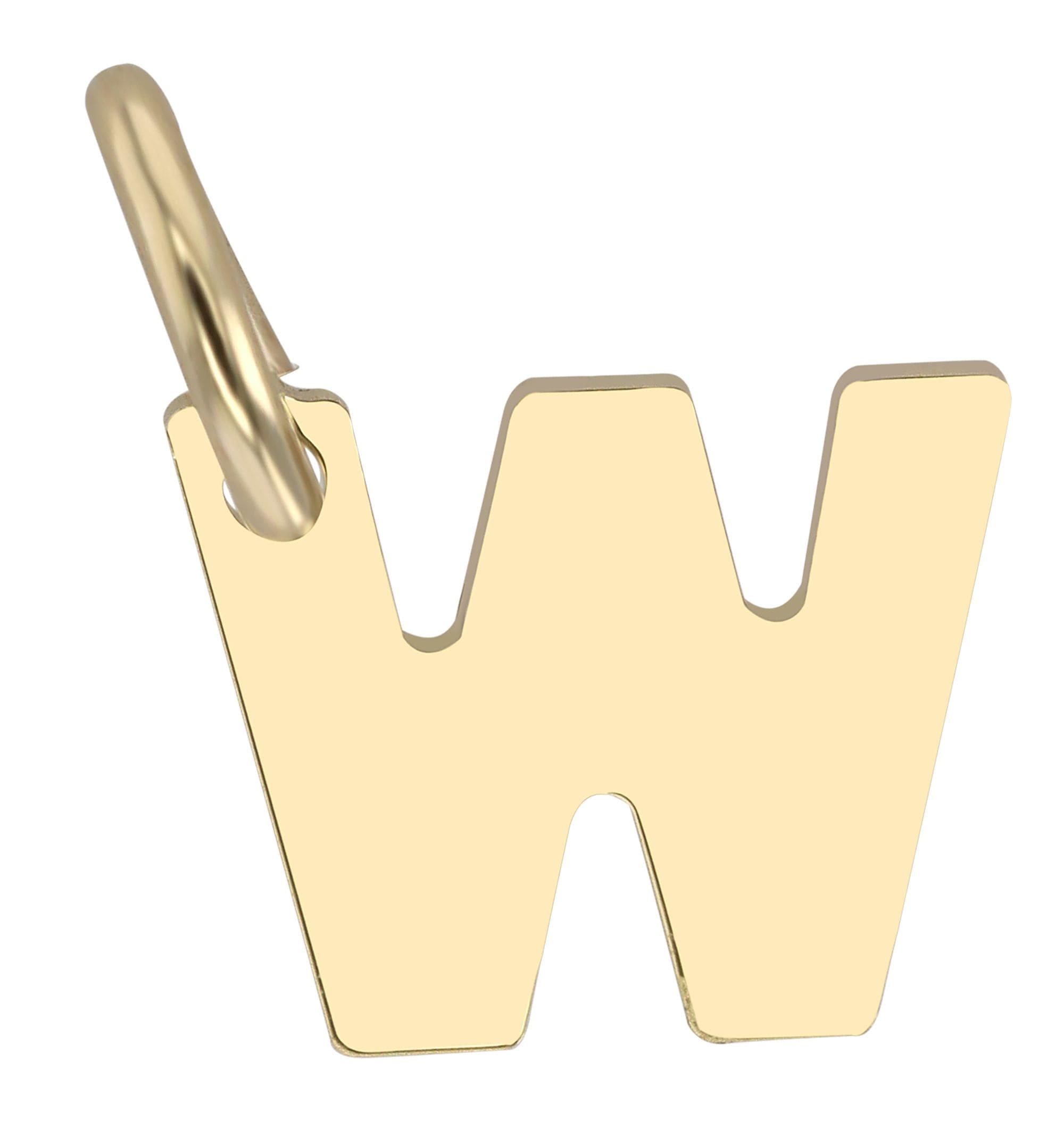 Adelia´s Buchstabenanhänger »Unisex Anhänger ¿ Buchstabe N Buchstabenanhänger aus 375 Gold«