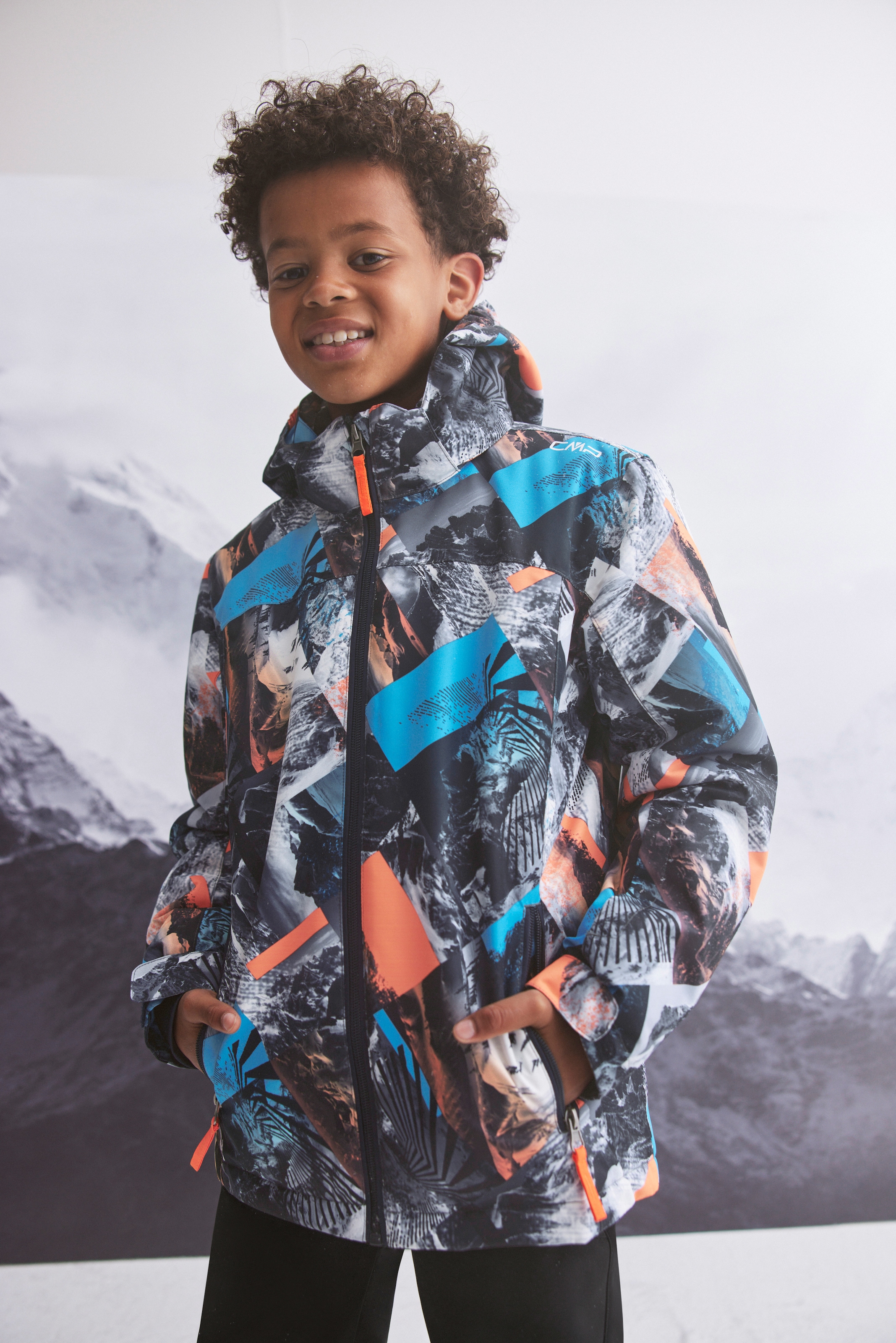 CMP Softshellhose »KID LONG PANT für Kinder«, Atmungsaktiv & Winddicht & Wasserabweisend & für Kinder