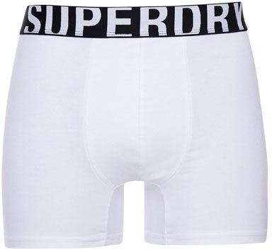 Superdry Boxer »BOXER DUAL LOGO DOUBLE PACK«, (Packung, 2 St., 2er-Pack)