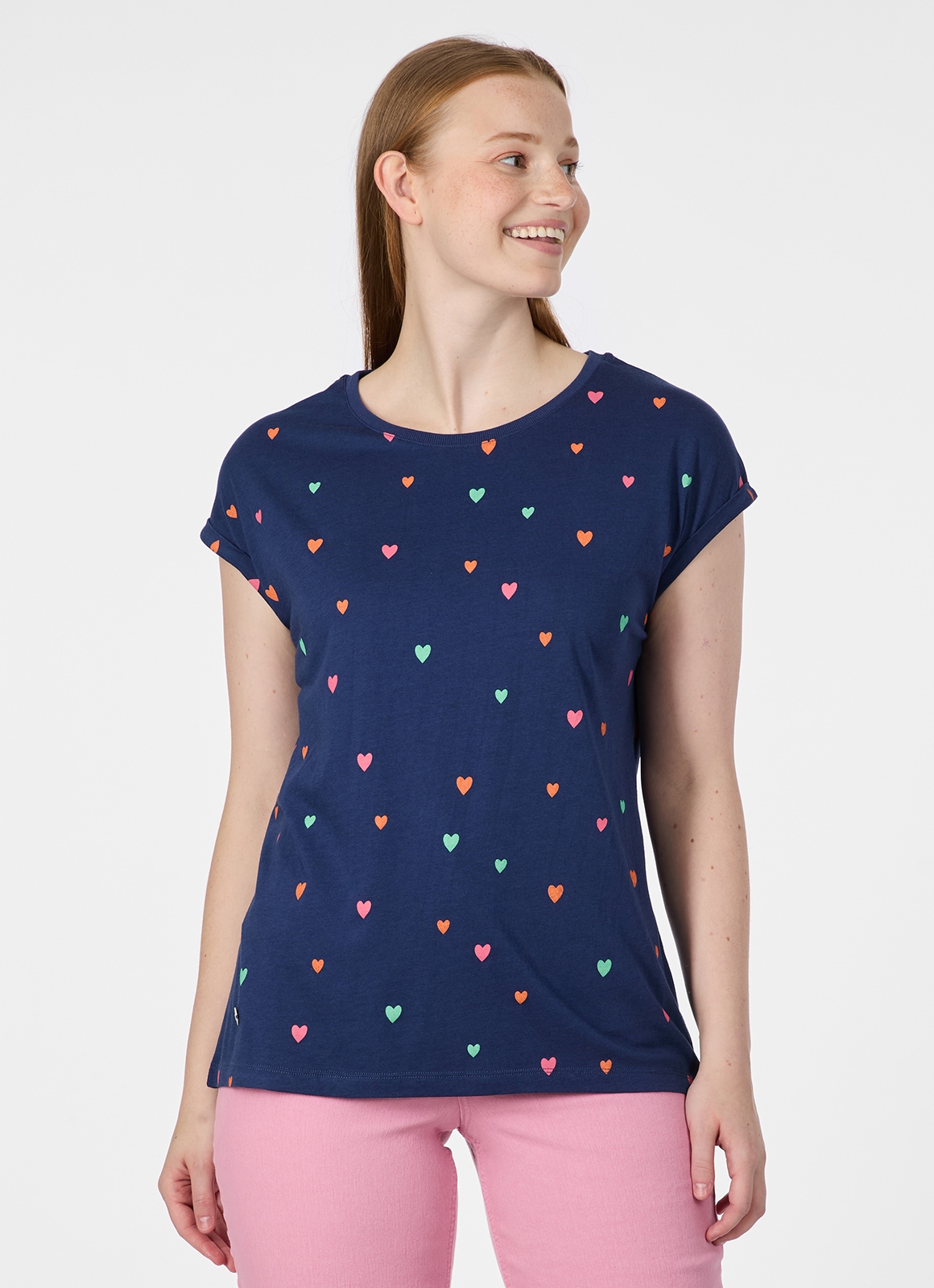 Ragwear Kurzarmshirt »DIONA PRINT« Bestseller aus Baumwoll-Modal-Mix mit allover Print