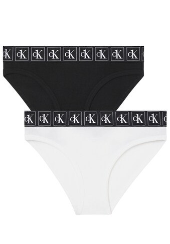 Calvin Klein Slip, (2er-Pack), mit Logodruck am Bund kaufen