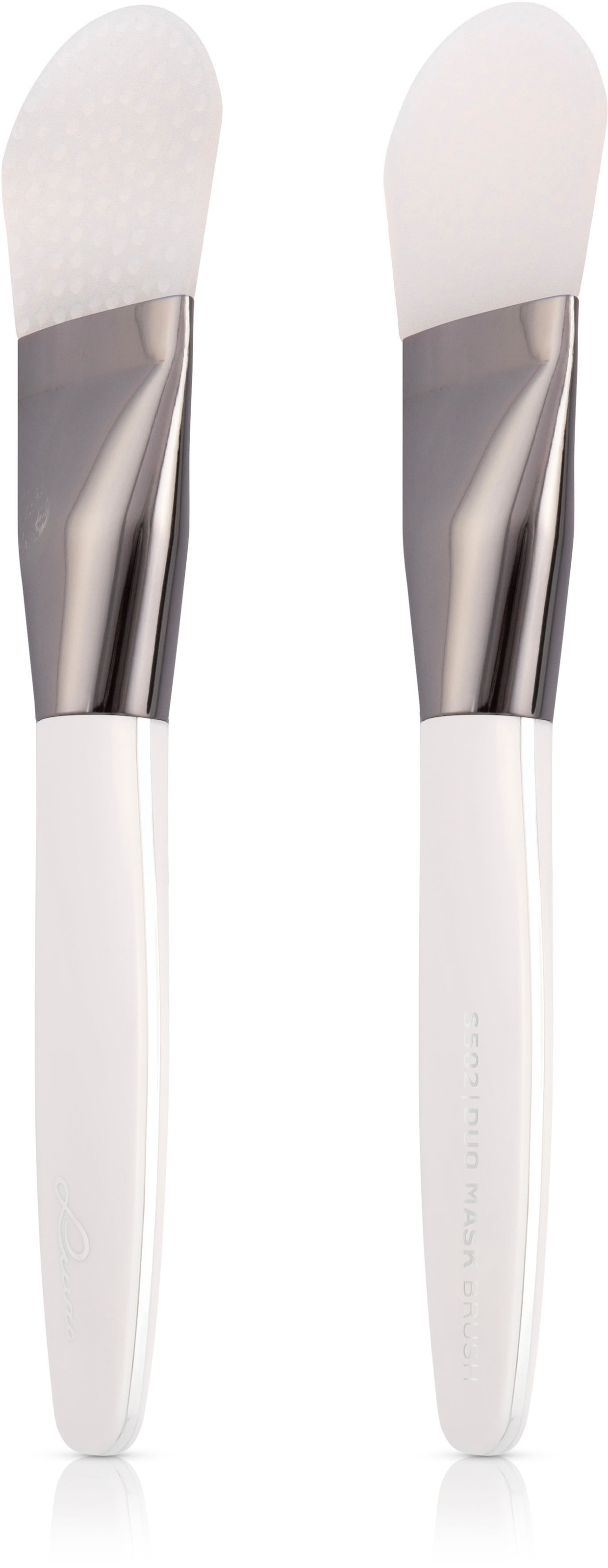 Luvia Cosmetics Maskenpinsel »Duo Mask Brush«, Sparsames, gleichmäßiges Auftragen von Masken und Peelings.