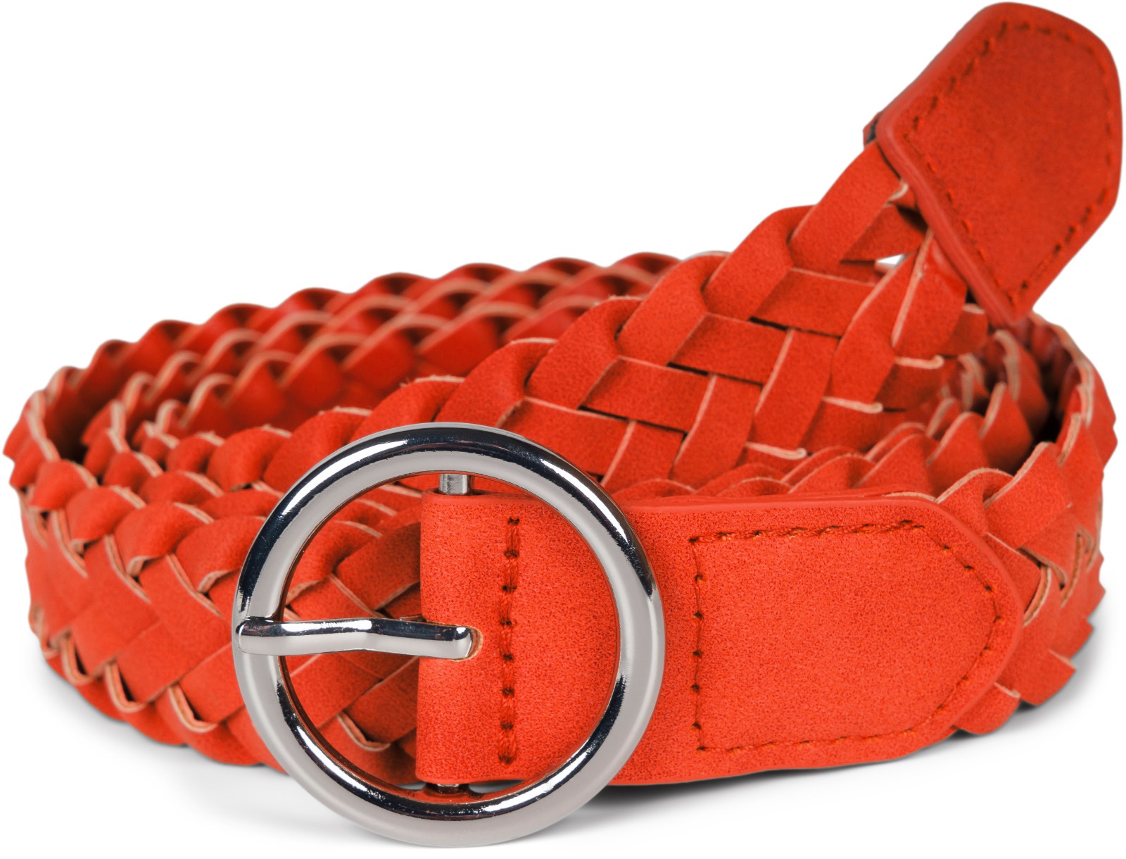 styleBREAKER Flechtgürtel »Schmaler Flechtgürtel« 1 Stk.