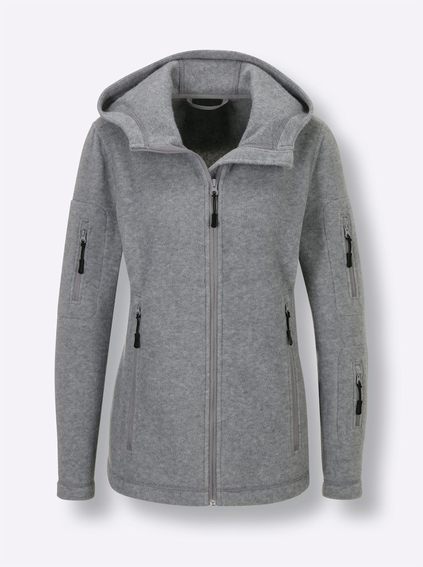 Catamaran Fleecejacke, mit Kapuze
