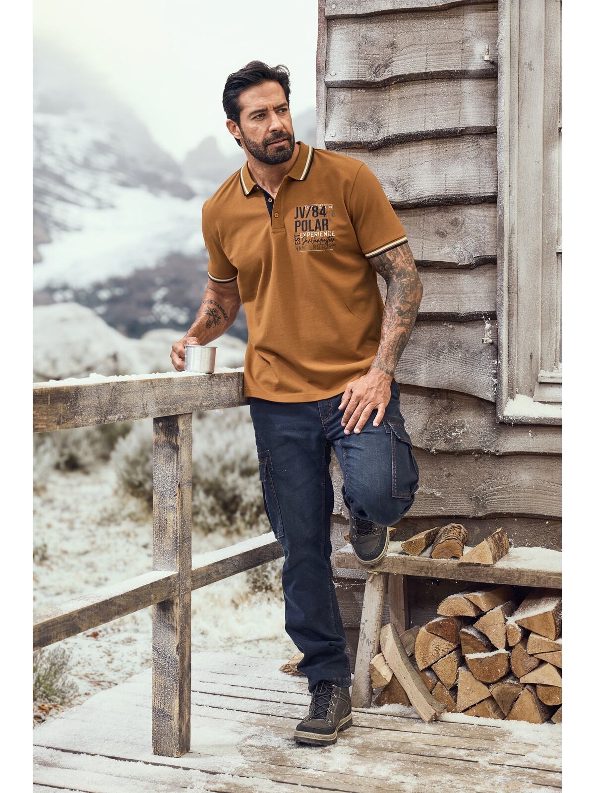 Jan Vanderstorm Poloshirt »Poloshirt FRETU«