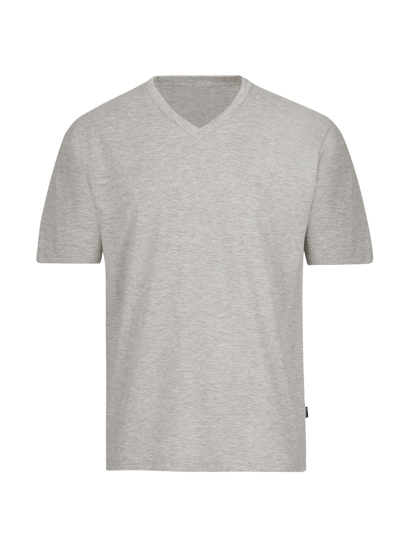 T-Shirt »TRIGEMA V-Shirt DELUXE Baumwolle«, (1 tlg.)