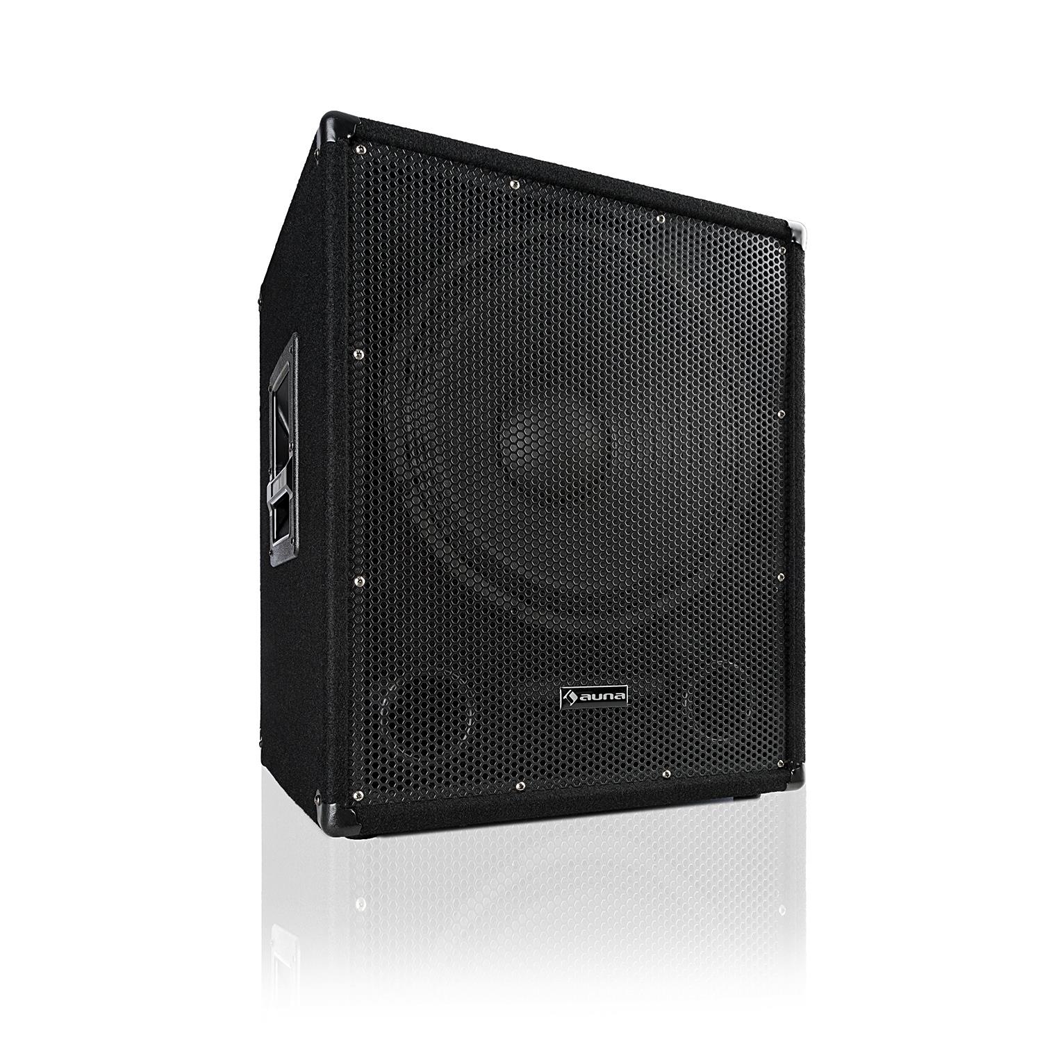 Auna Aktiver PA Subwoofer Bass Lautsprecher Bassbox 600 Watt »Sub15A«