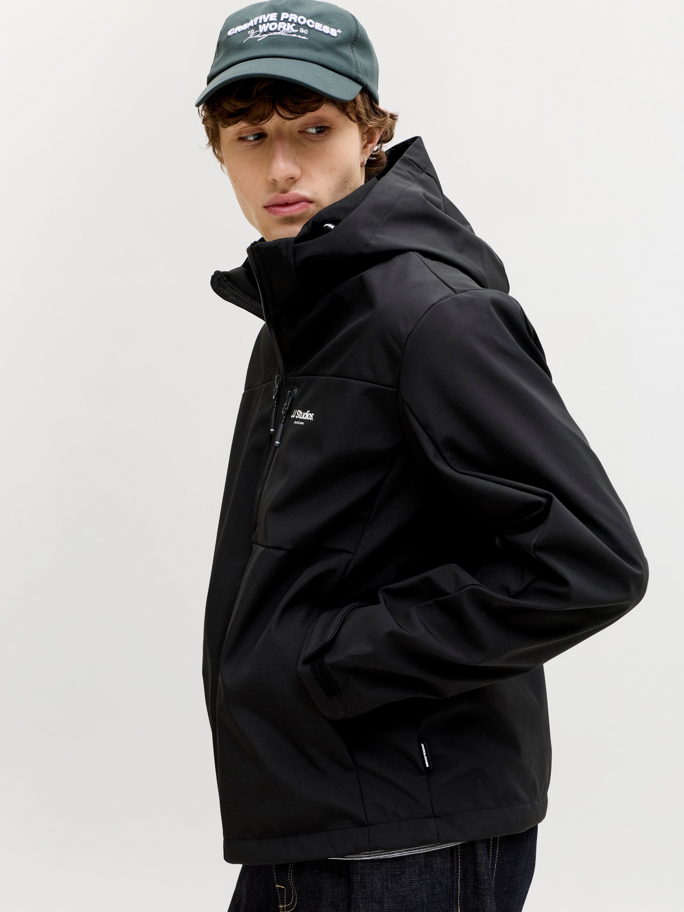 Jack & Jones Softshelljacke »JJNORTH SOFTSHELL JACKET« mit Kapuze