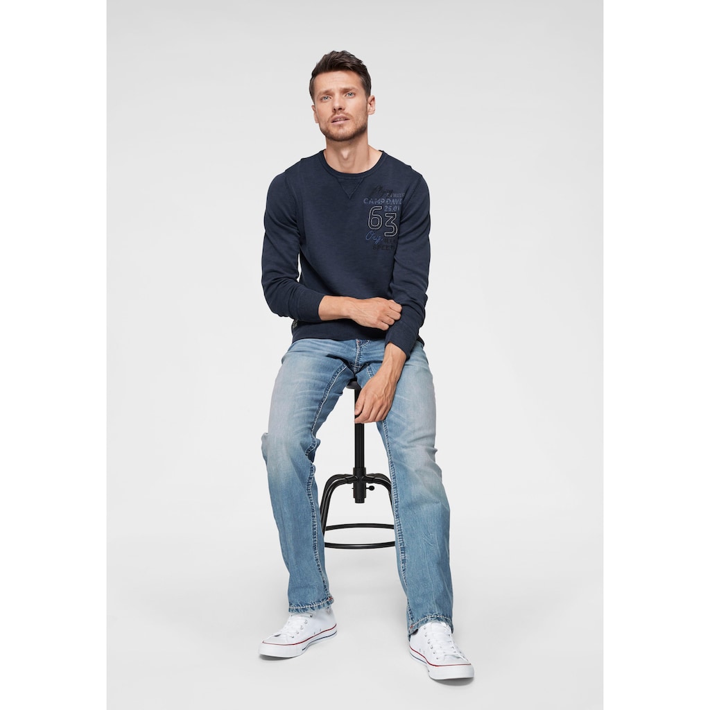 CAMP DAVID Loose-fit-Jeans, mit markanten Nähten und Stretch