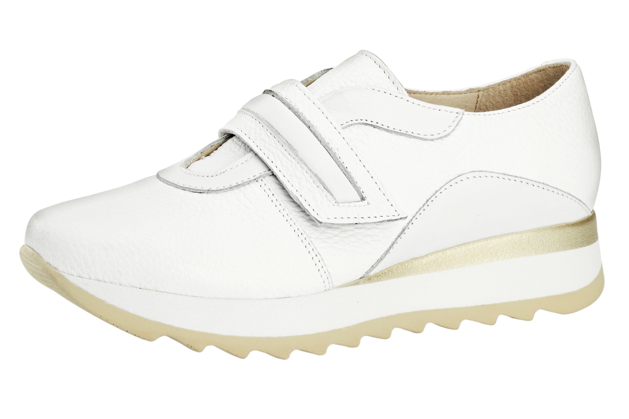 Sneaker mit trendiger weißer Sohle