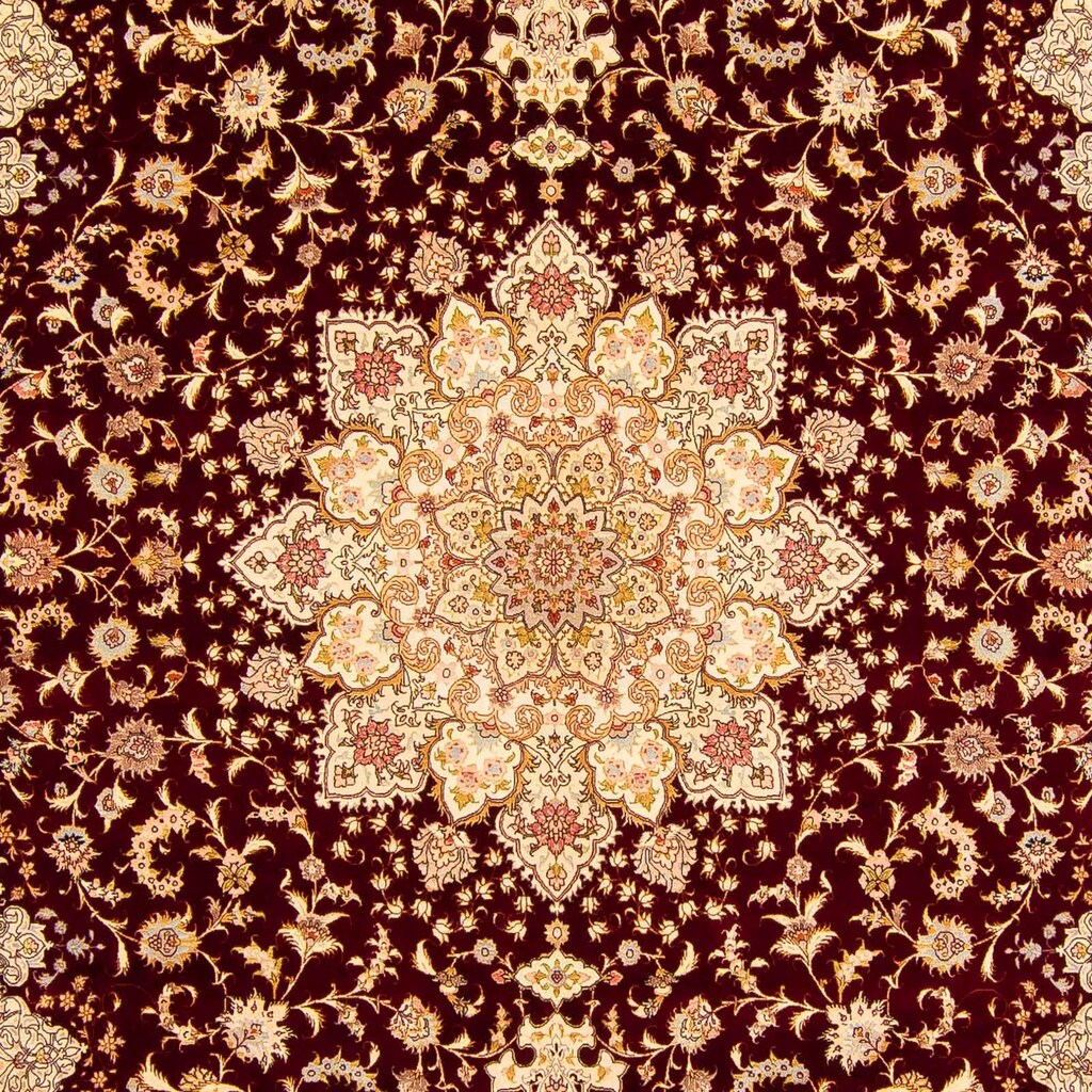 morgenland Orientteppich »Perser - Täbriz - Royal - 405 x 301 cm - dunkelrot«, rechteckig