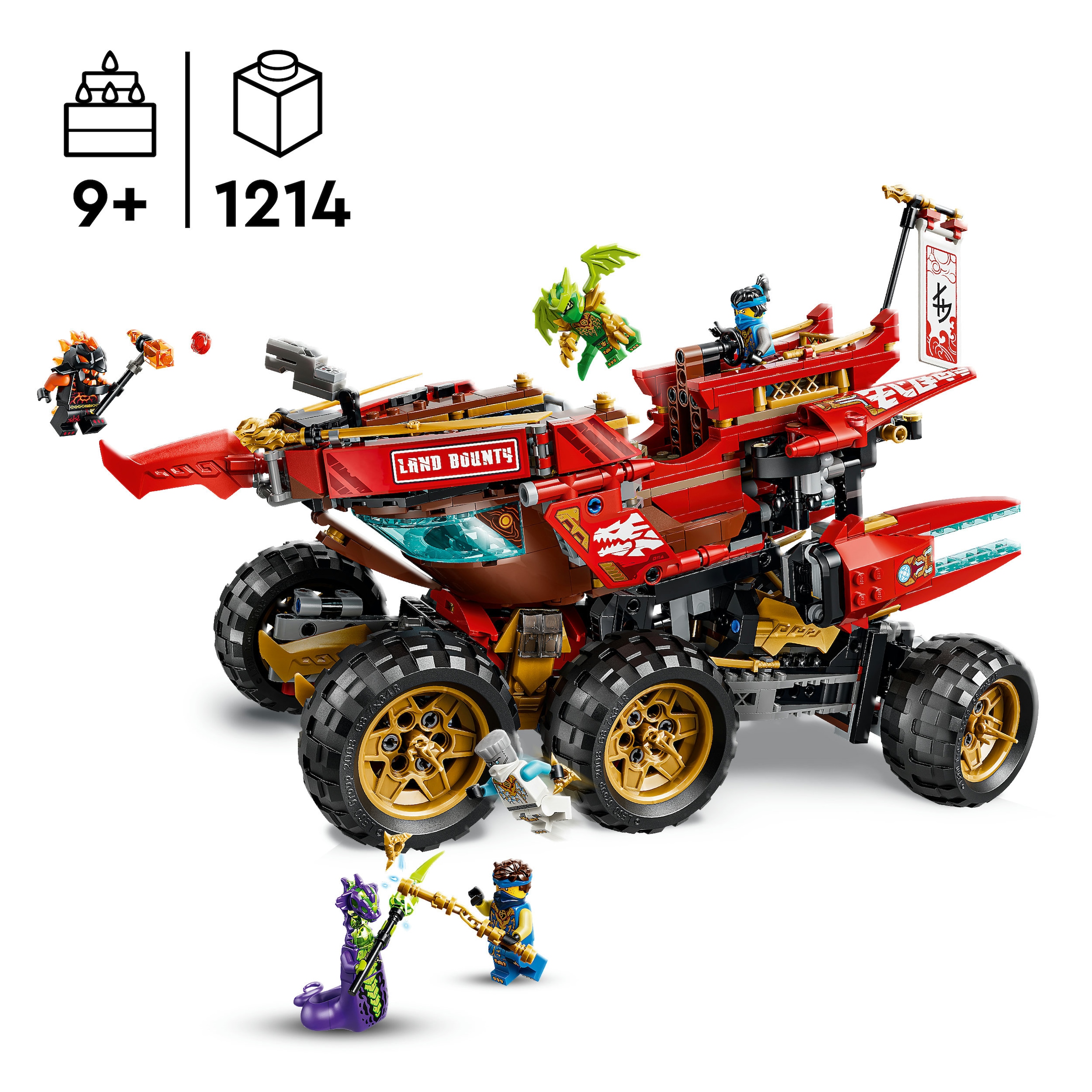 LEGO® Konstruktionsspielsteine »Wüstensegler (71869), LEGO Ninjago« Made in Europe