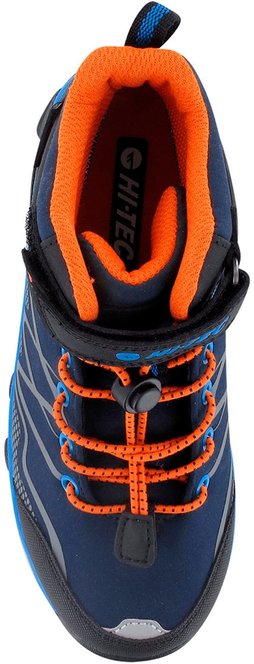 Hi-Tec Outdoorschuh »Hi-Tec Blackout Mid Wp Jr«, Klett-/Schnürkombination, wasserdicht