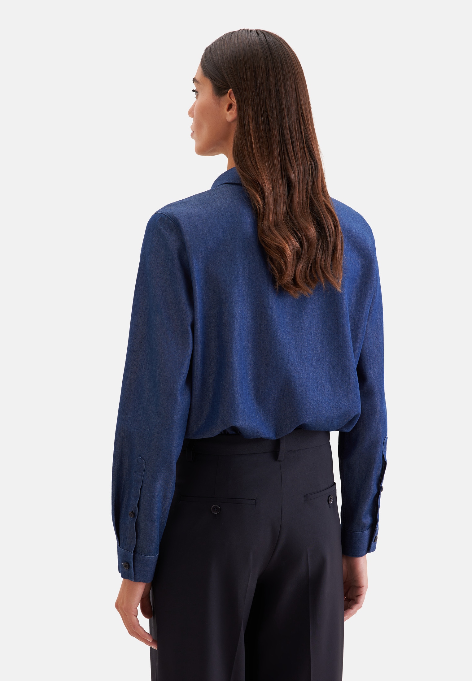 seidensticker Hemdbluse 1/1 Kragen Denim