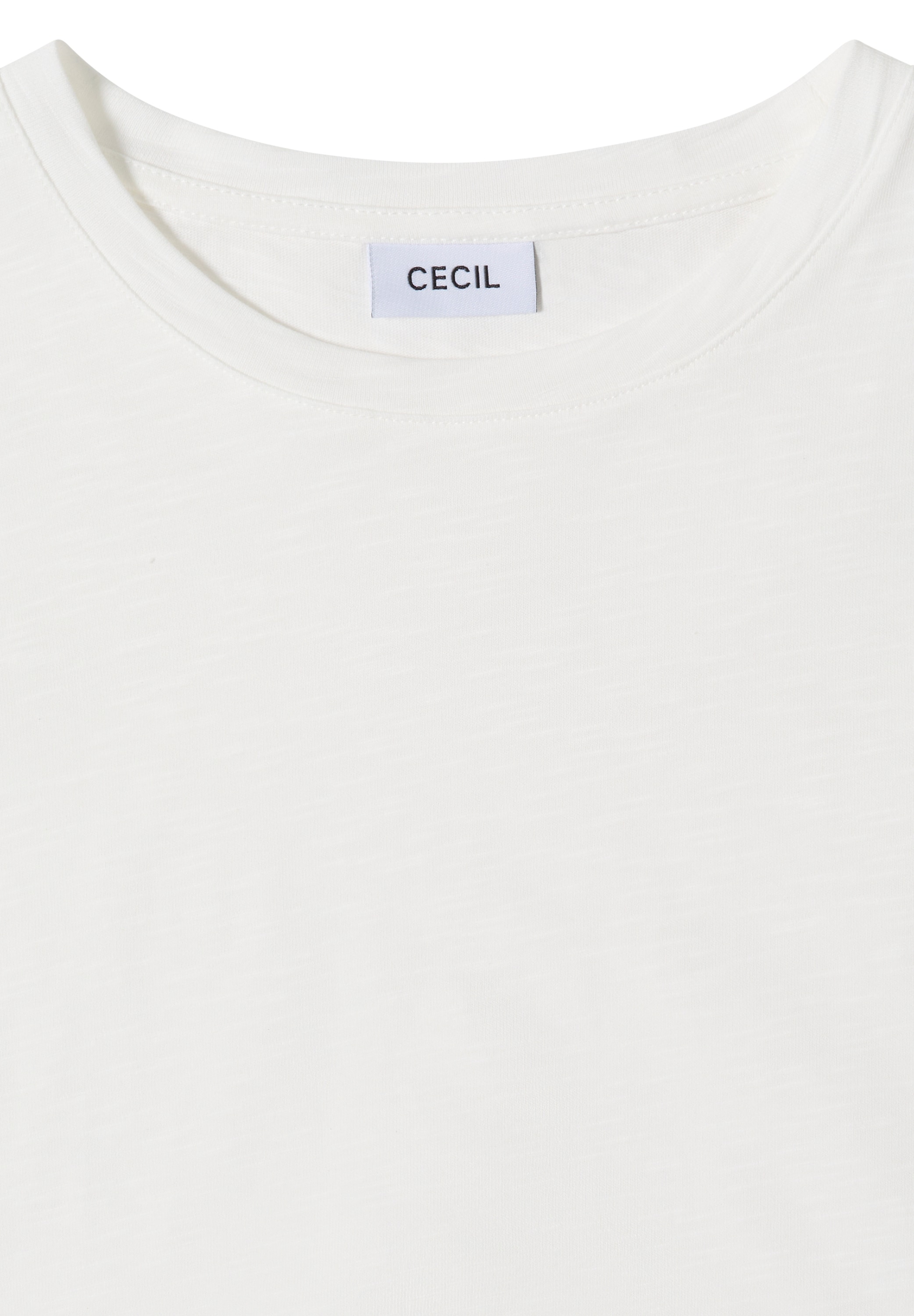 Cecil 3/4-Arm-Shirt Sommershirt mit Tunnelzug am Saum