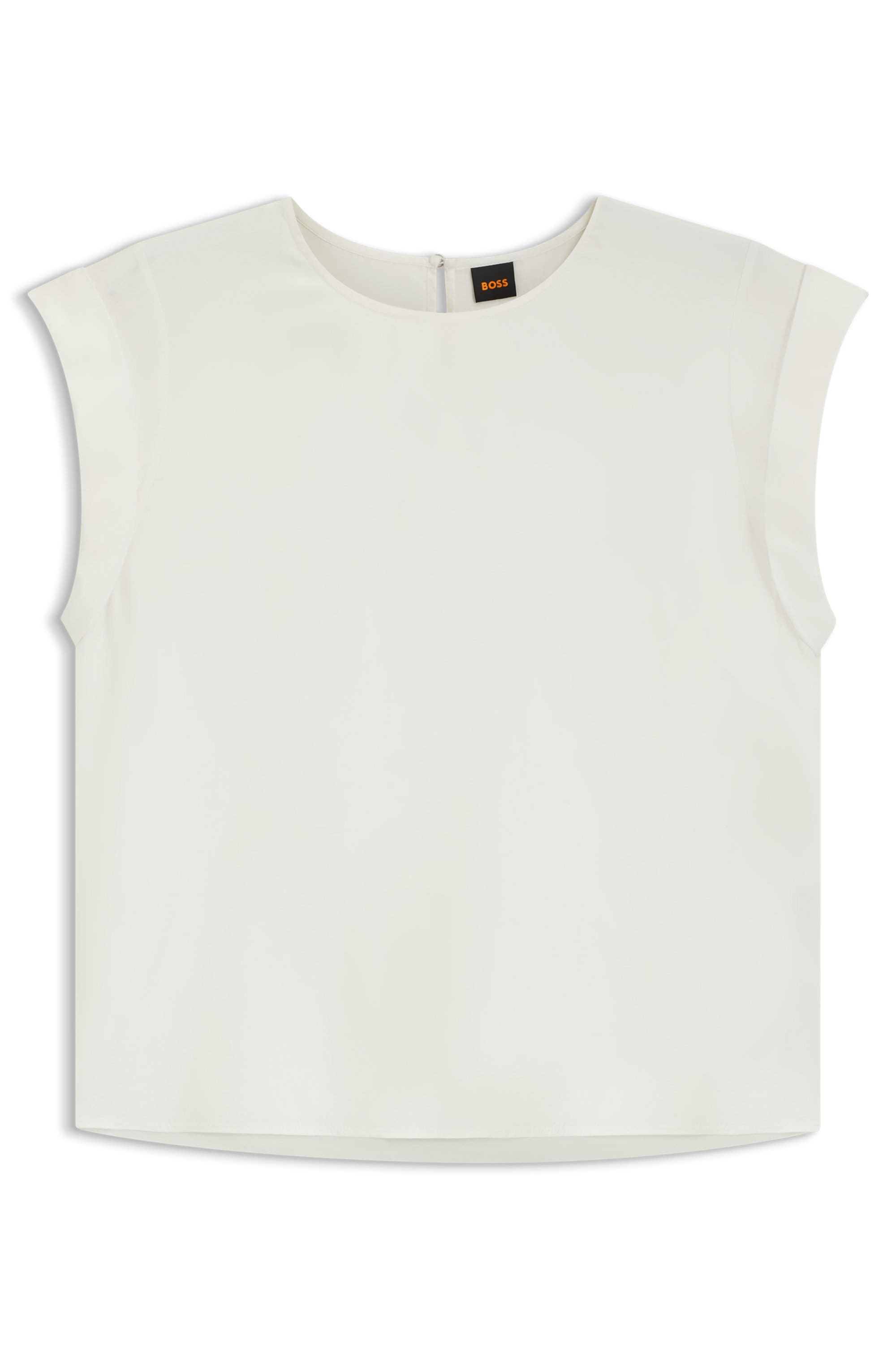 BOSS ORANGE Shirtbluse »Irnette Premium Damenmode« mit Ärmelaufschlag