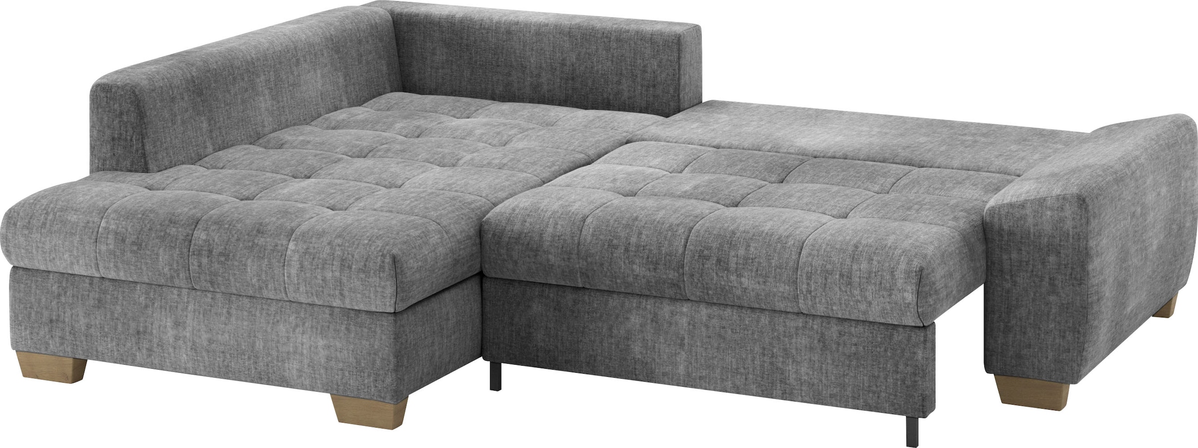 Mr. Couch Ecksofa »Nikita II, L-Form, bis 140kg pro Sitzplatz belastbar«, mit Kaltschaumpolsterung, wahlweise mit Bett und Bettkasten