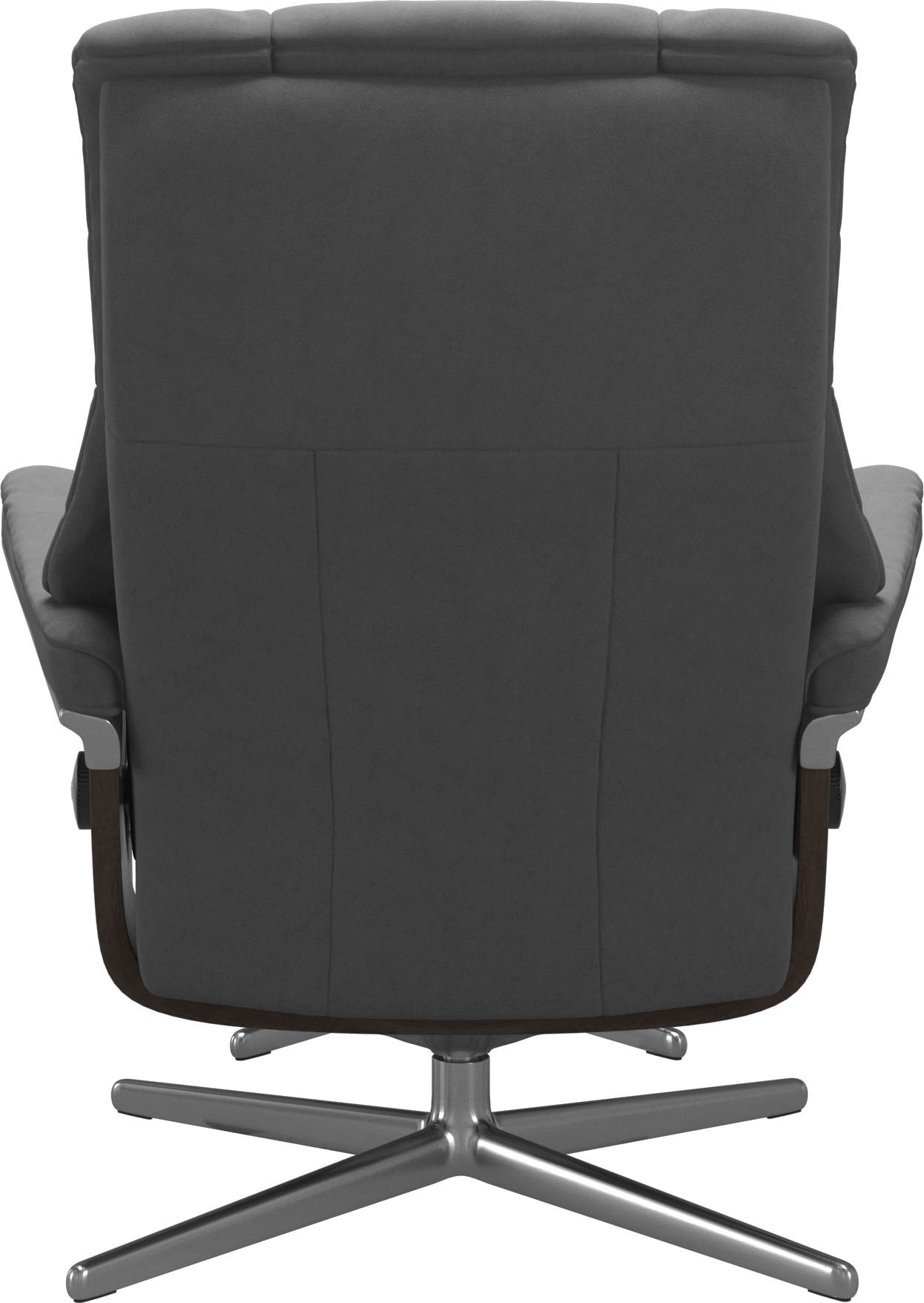 Stressless® Relaxsessel »Mayfair« Set, Relaxsessel mit Hocker,  mit Hocker, mit Cross Base, Größe S, M & L, Holzakzent Wenge