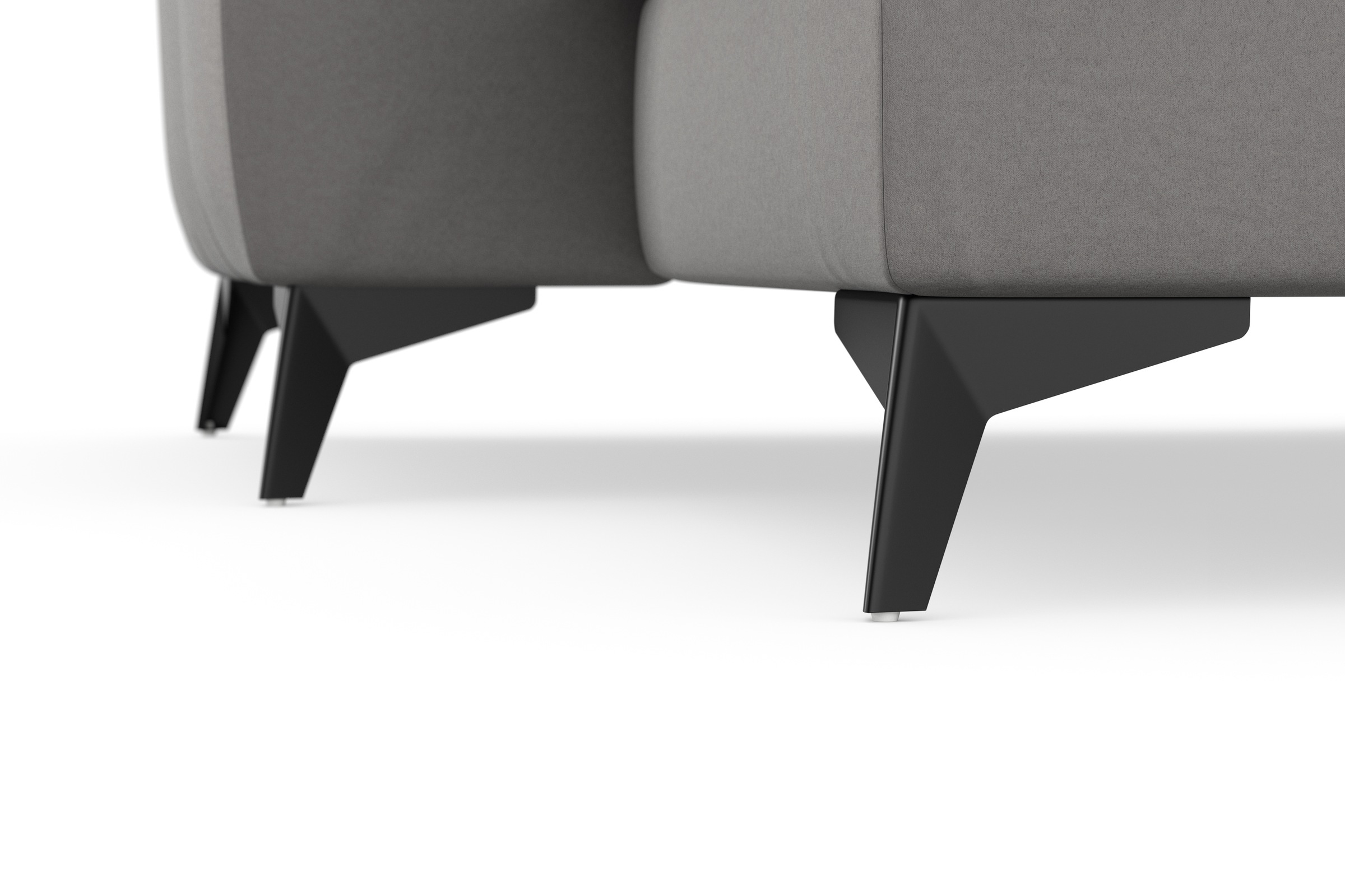 sit&more Wohnlandschaft »Sinatra U-Form«, optional mit Kopfteilverstellung und Armteilfunktion, Metallfüße