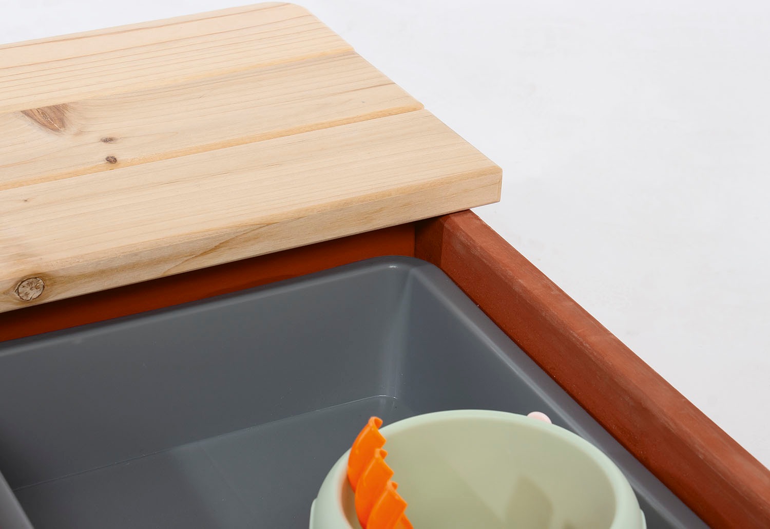 Pinolino® Sandkasten »Hedda, rot/natur«