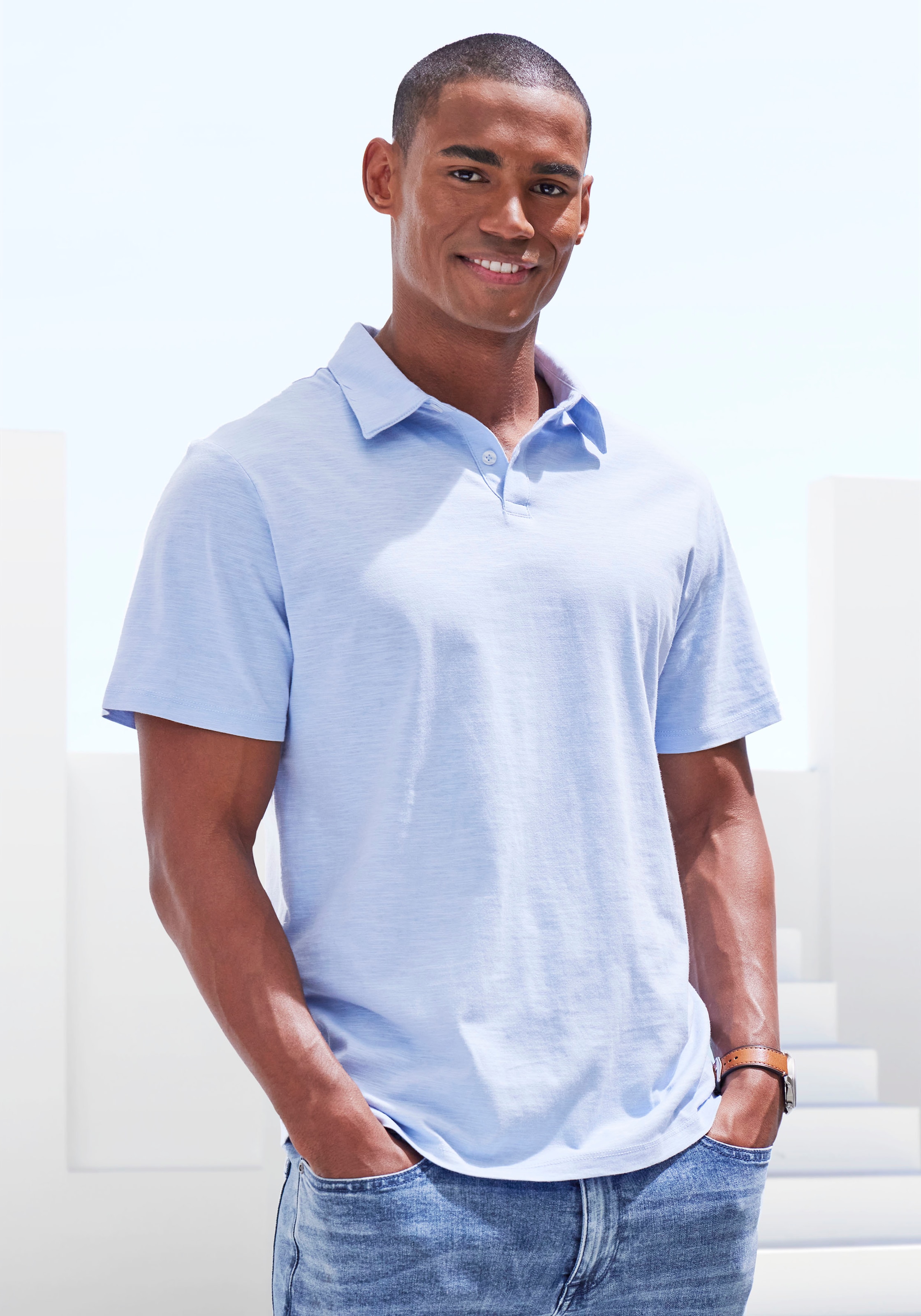John Devin Poloshirt, aus besonderer slub-yarn Qualität