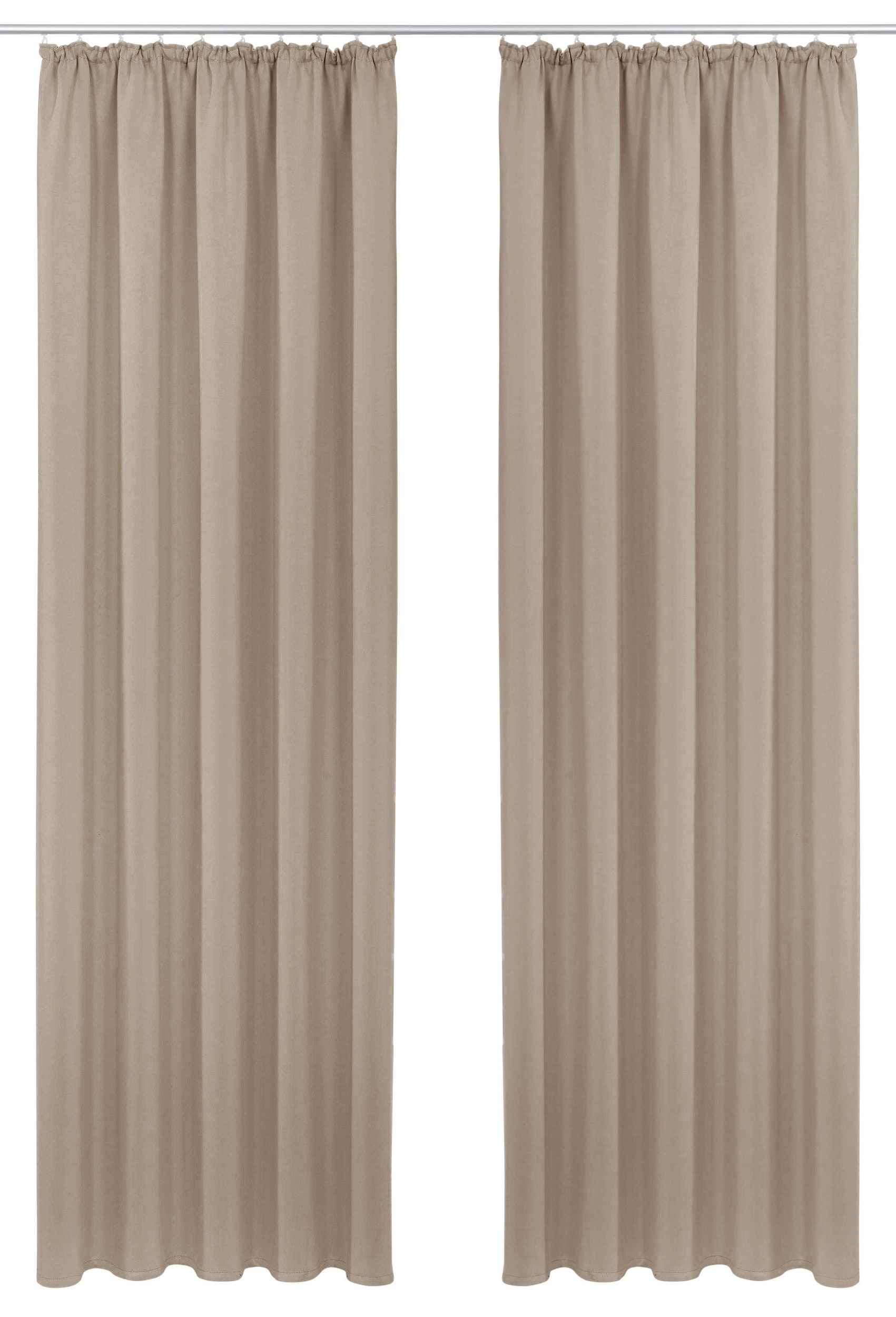 my home Gardine »SOLA«, (1 St.), Breite:130 cm oder 270 cm,1 Schal, einfarbig, Verdunkelung, Überbreite