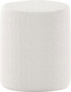 Vipack Polsterhocker »Moon, Hocker in rund, mit flauschigem Bouclé Stoff«, (B/H/T ca. 41x41,5x41cm, bis 80 kg belastbar), als Sitzgelegenheit o. Nachttisch, 41 cm ∅, Bouclé Stoff, in 4 Farben