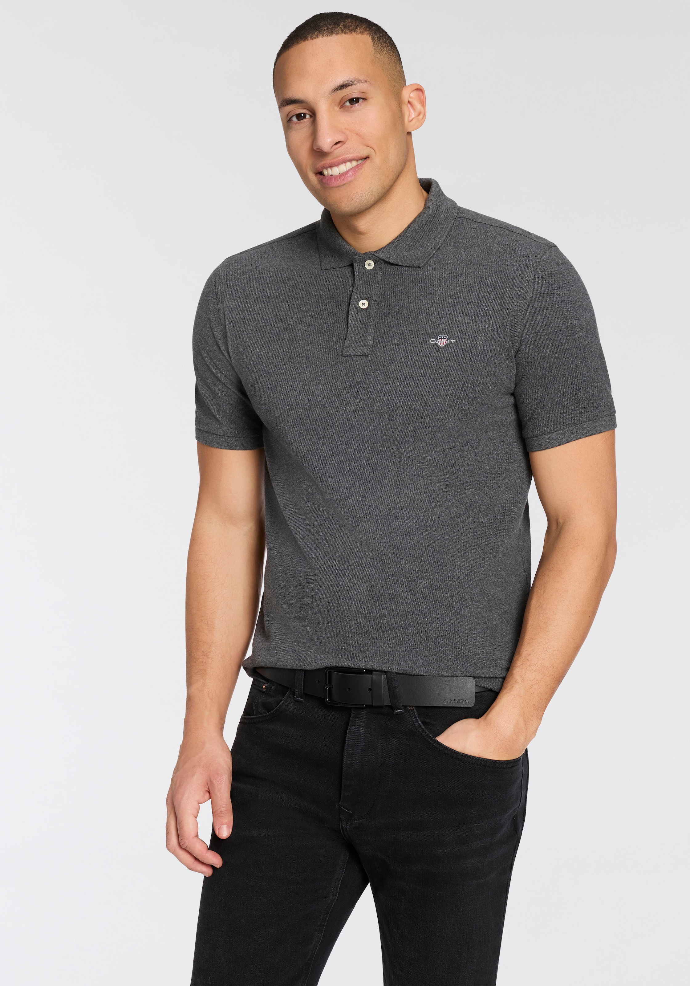 Calvin Klein Ledergürtel »WARMTH BUCKLE« Größenverstellbar