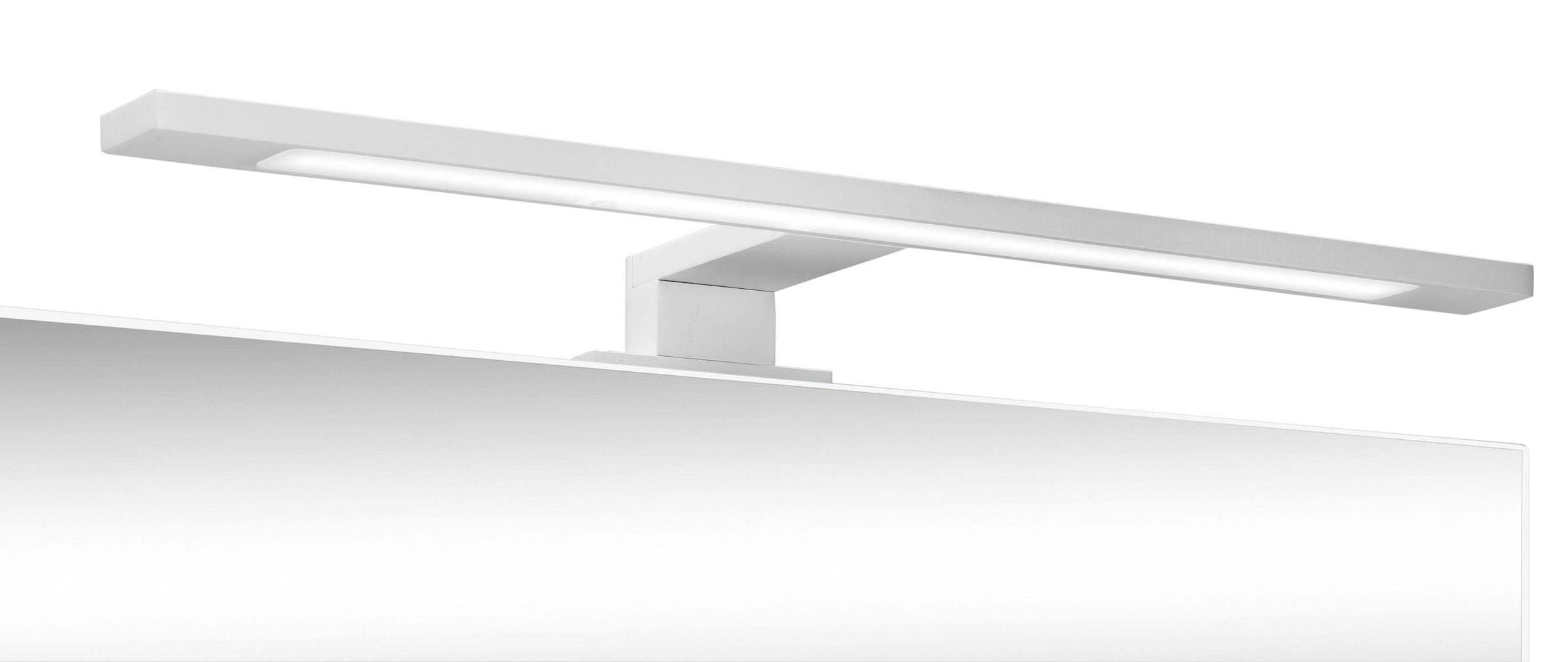 HELD MÖBEL Badmöbel-Set »Davos«, (3 St.), mit LED-Beleuchtung, Hängeschrank und Waschbeckenunterschrank