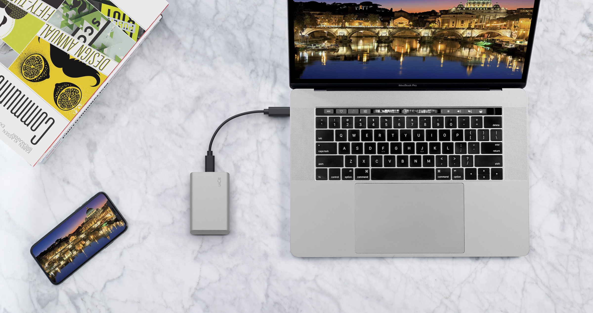 LaCie externe SSD »Portable SSD«, Anschluss USB-C