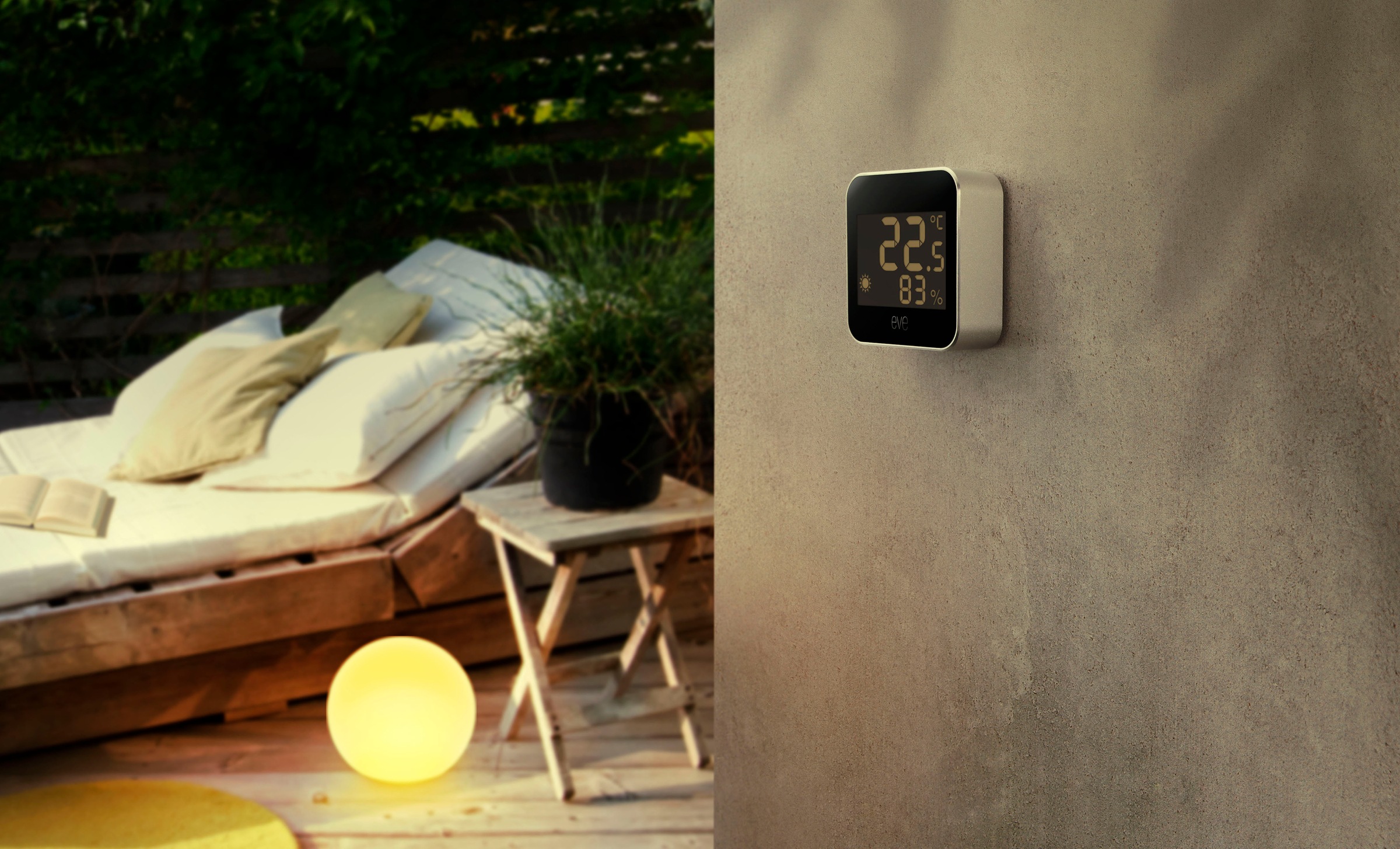 EVE Sensor »Weather (Matter) 2er Pack«, (Packung, 2 St.), Smarte Wetterstation