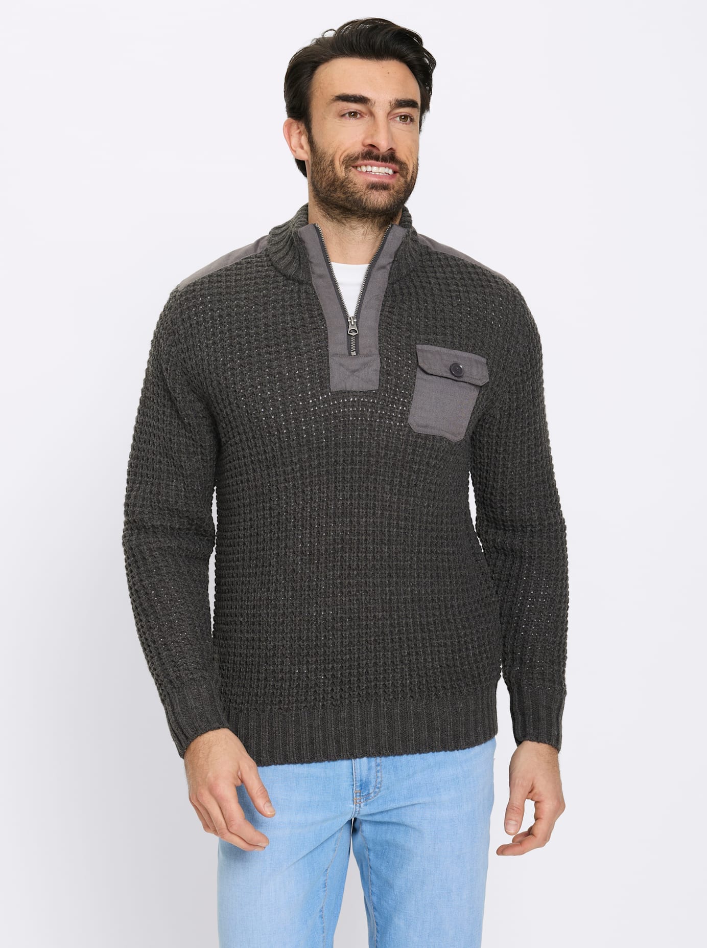 Marco Donati Stehkragenpullover »Pullover«